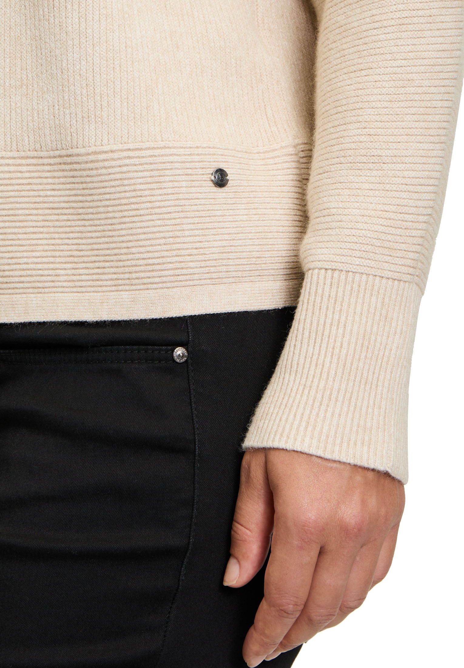 Betty&Co Strickpullover »Betty & Co Damen Strickpullover mit Struktur«, (1 tlg.), Struktur