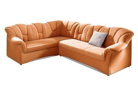 DOMO collection Ecksofa »Papenburg B/T/H: 242/190/84 cm L-Form«, wahlweise mit Bettfunktion, Langer Schenkel links oder rechts