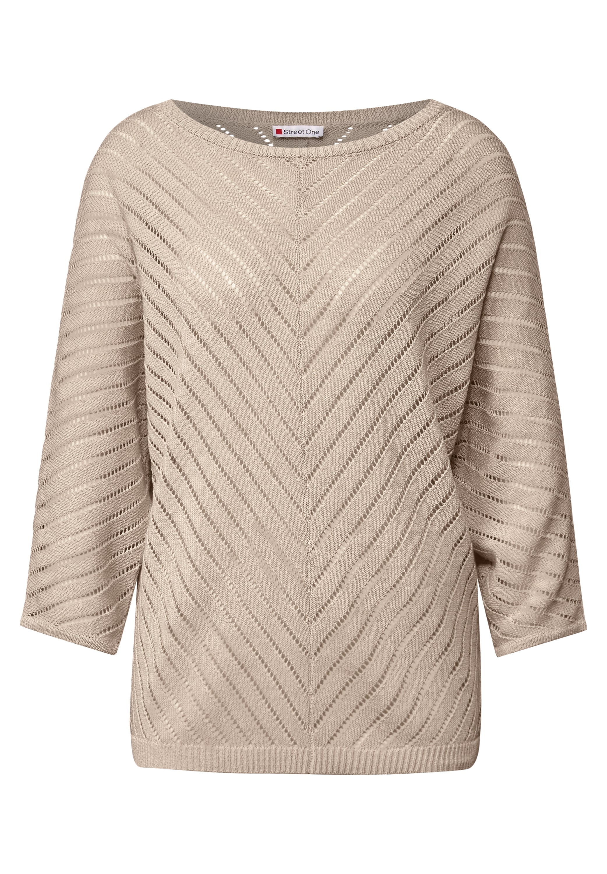 STREET ONE Strickpullover, im soften Baumwoll-Mix