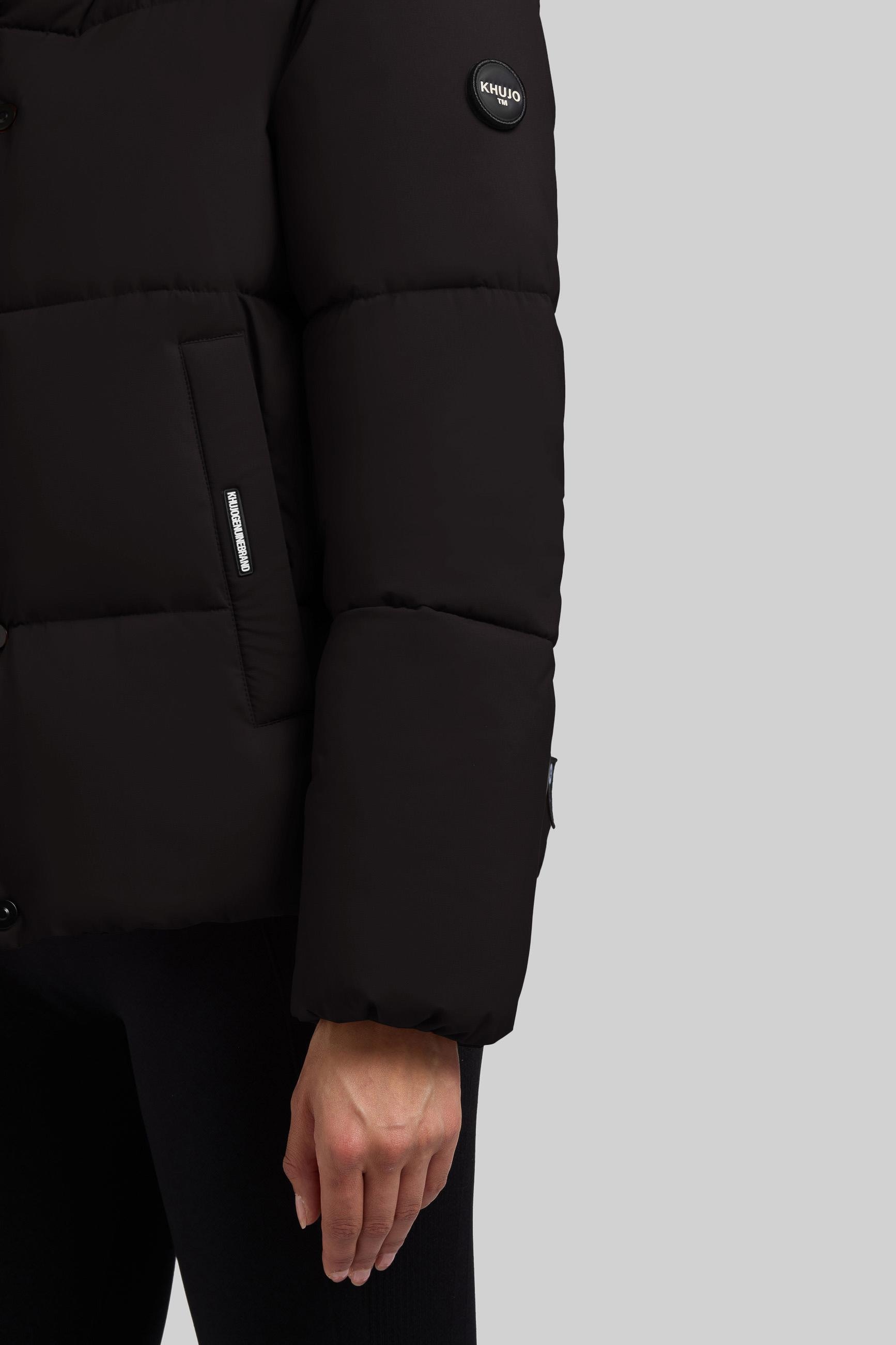 khujo Winterjacke »Rinja2 Matt« ohne Kapuze Warme Steppjacke mit hohem Kragen