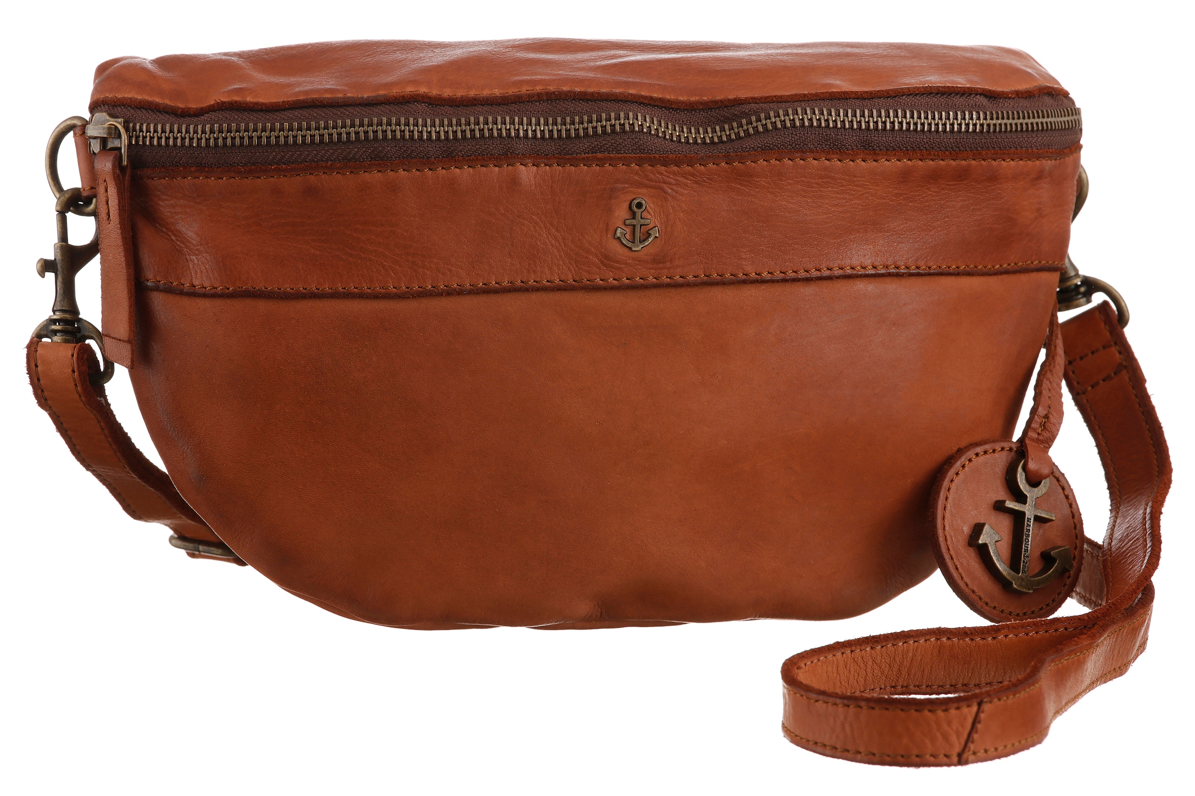 HARBOUR 2nd Gürteltasche "Jutta" Unisex Umhängetasche, Bauchtasche mit Ankeranhänger