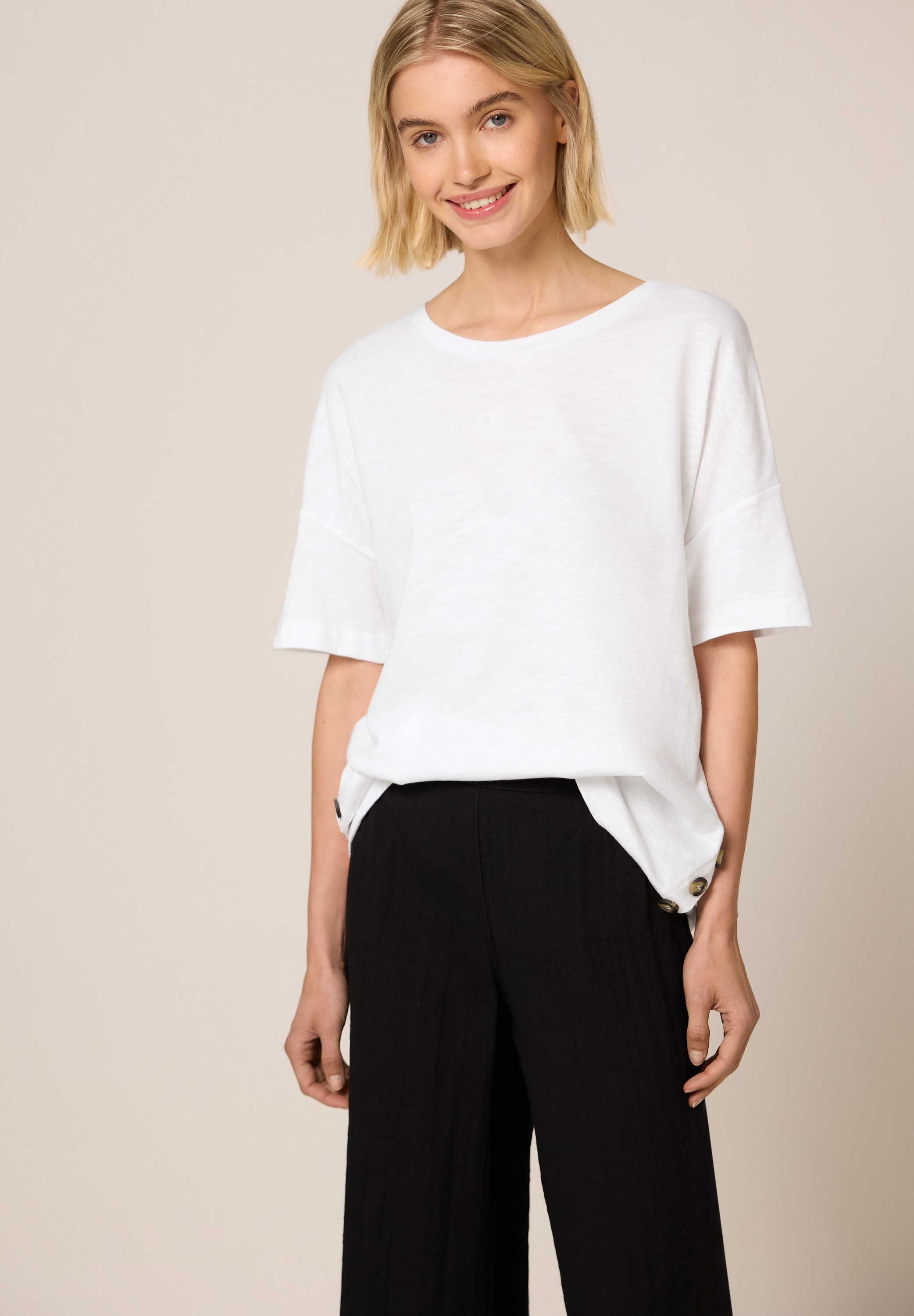 STREET ONE STUDIO T-Shirt unifarben