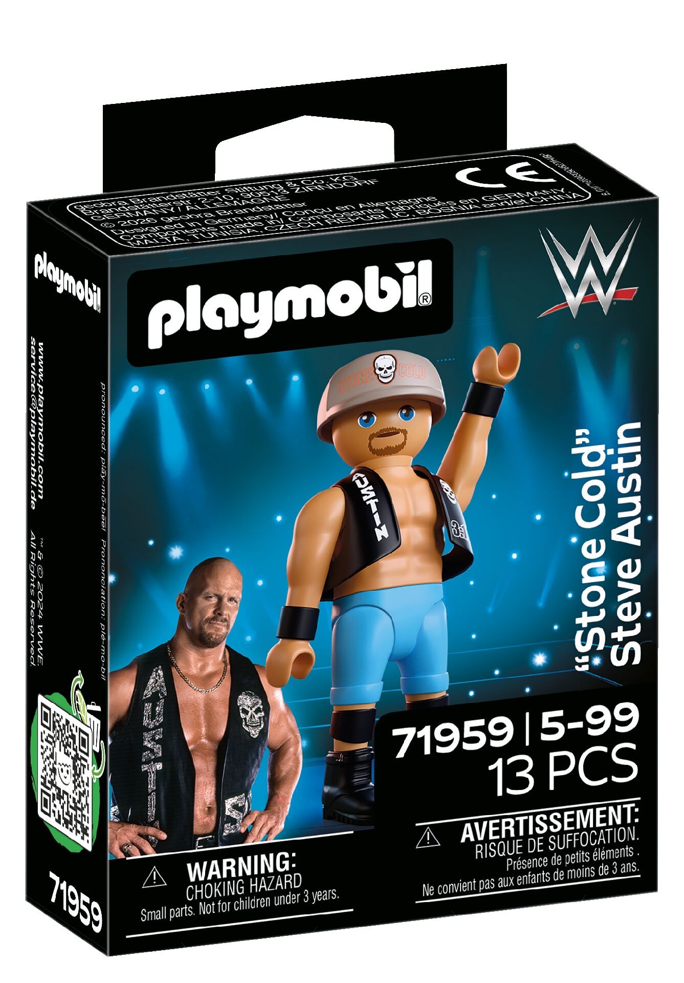 Playmobil® Konstruktions-Spielset »WWE "Stone Cold" Steve Austin (71959), WWE« Made in Europe