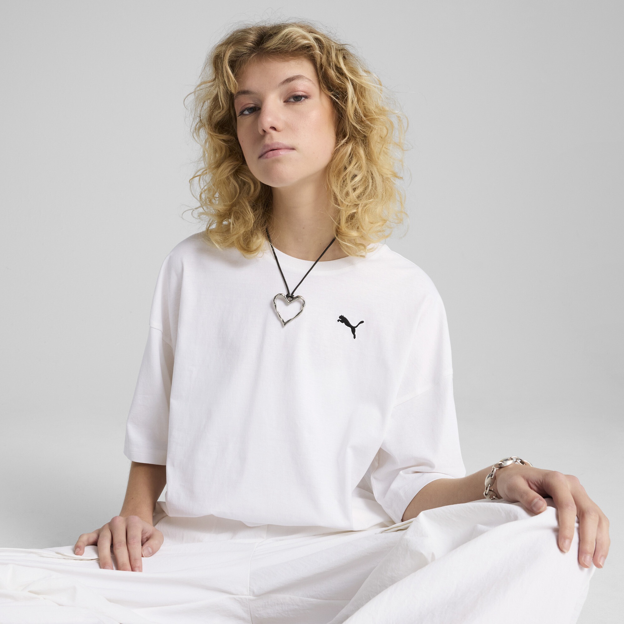Thumbnail - PUMA T-Shirt "WARDROBE ESS Kurzes Oversized-T-Shirt Damen"