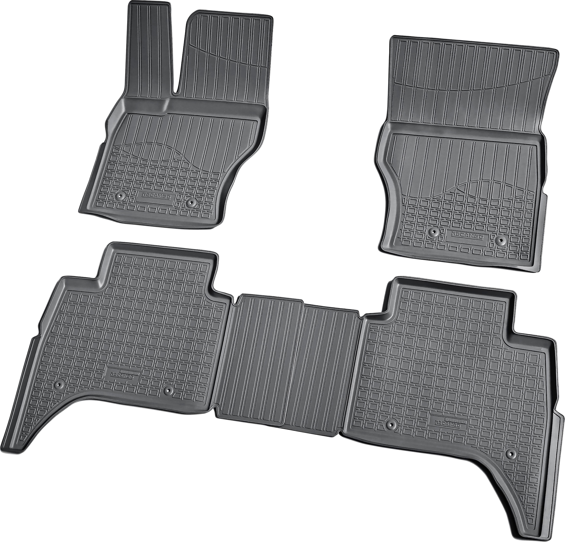 BAUR Passform-Fußmatten Sport Typ (Set, 2013 St.), -, Passform Rover, | »CustomComforts«, RECAMBO LW II Land 4 Black perfekte L494, Rover, ab Friday