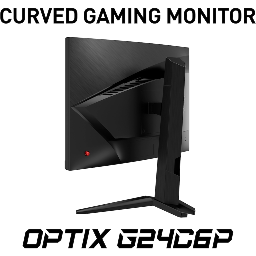 MSI Curved-Gaming-LED-Monitor »Optix G24C6P«, 60 cm/24 Zoll, 1920 x 1080 px, Full HD, 1 ms Reaktionszeit, 144 Hz