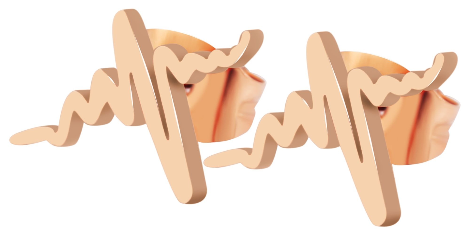 Adelia´s Paar Ohrhänger "Ohrringe – Ohrstecker aus Edelstahl" Ideal als Geschenk – dezent und elegant