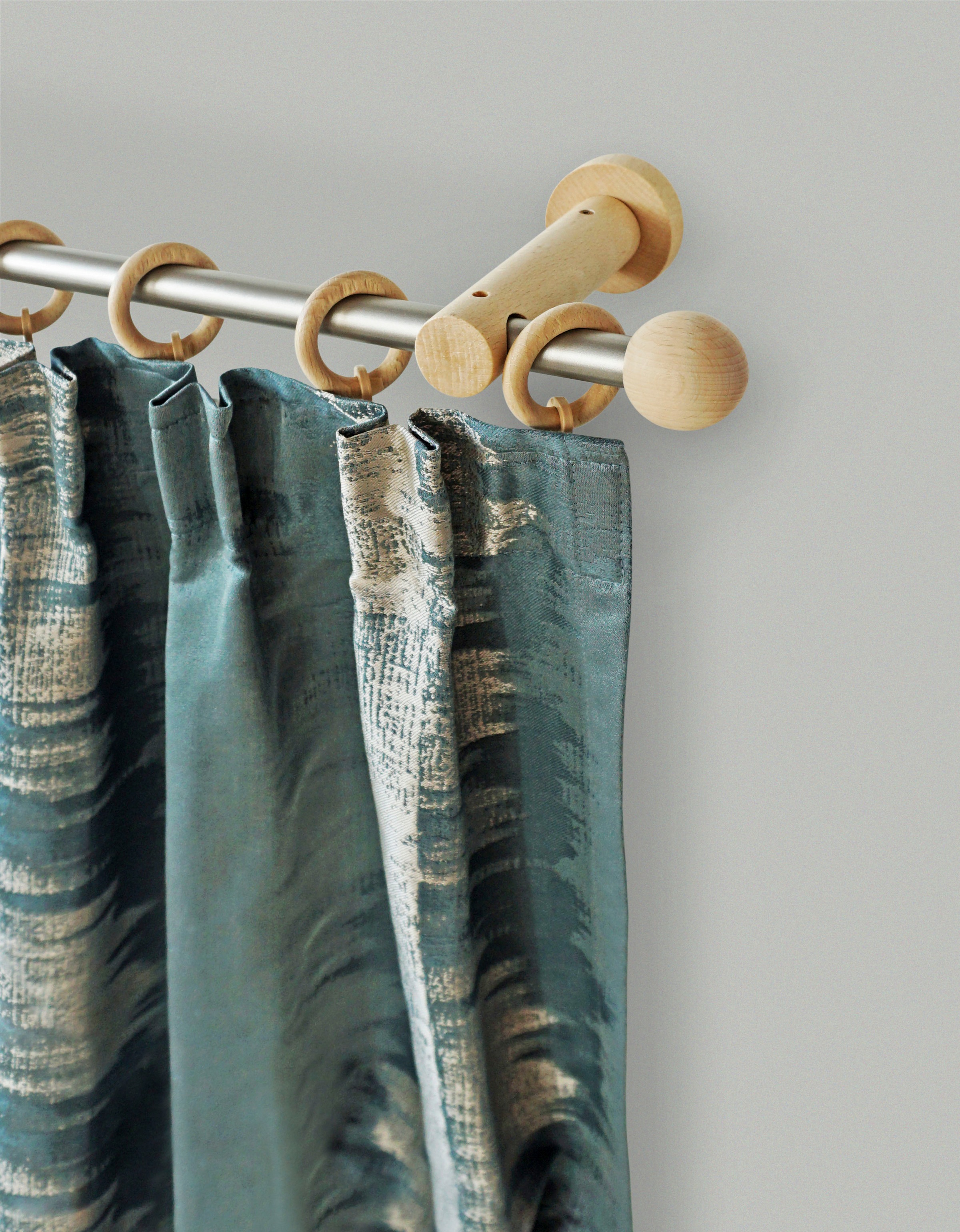 GARESA Gardinenstange "NEVADA" Ø 16 mm 1 läufig-läufig Wunschmaßlänge;Träge günstig online kaufen