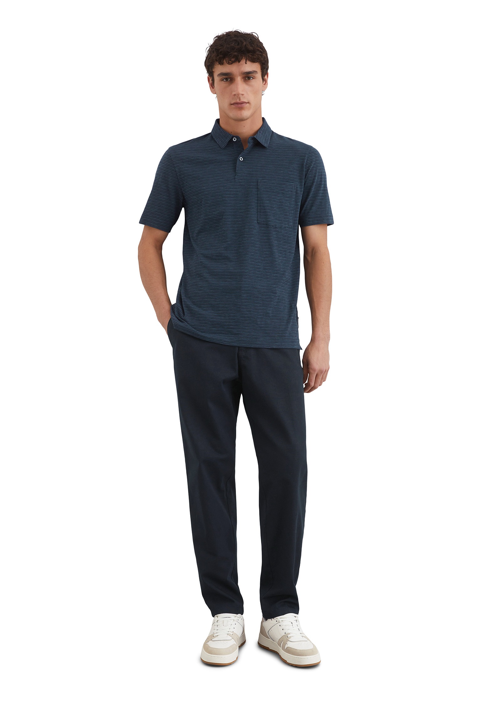 Marc O'Polo Poloshirt »aus weichem Slub-Jersey«