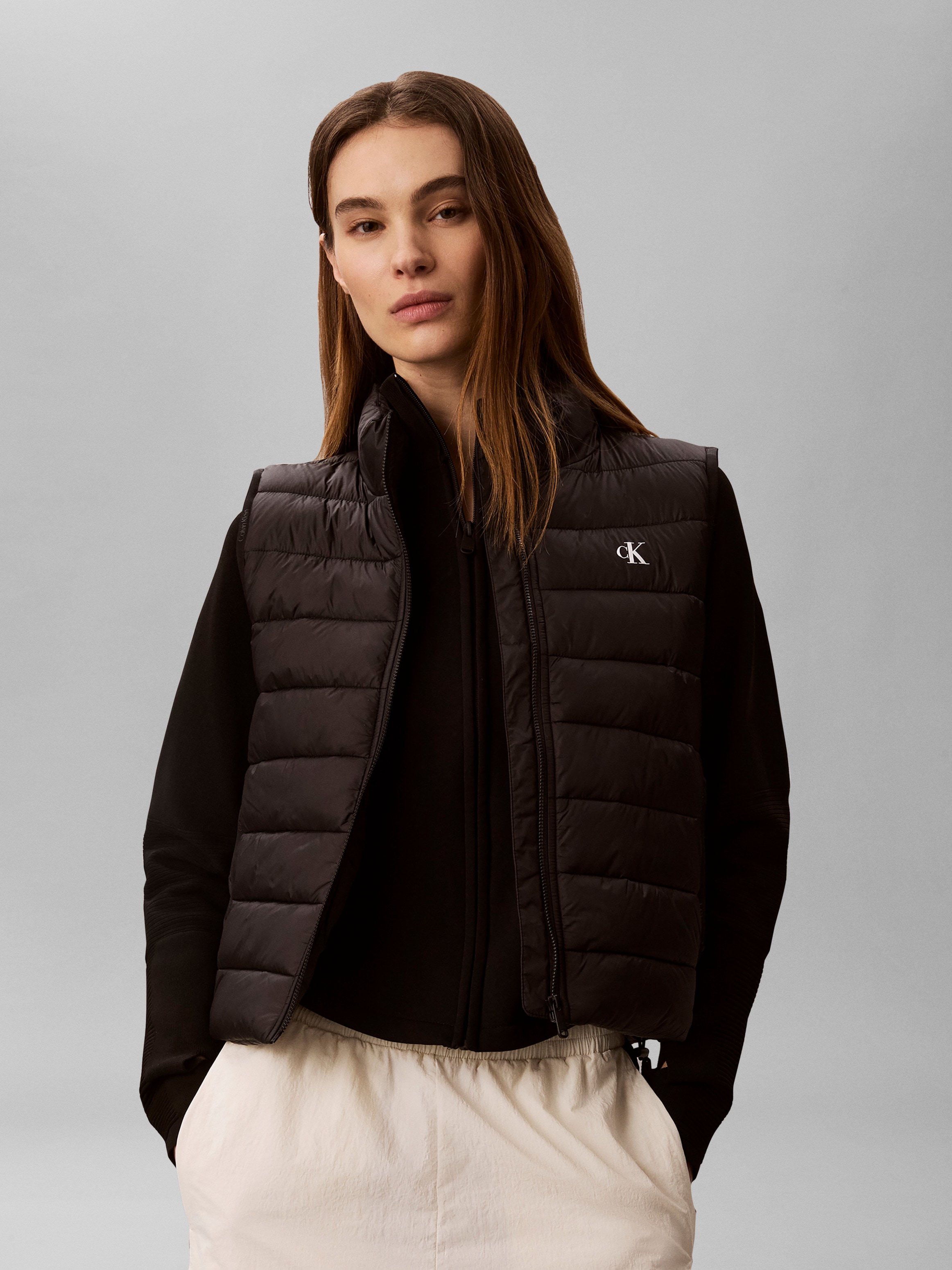 Calvin Klein Jeans Stehkragen, kurze Form, wattiert