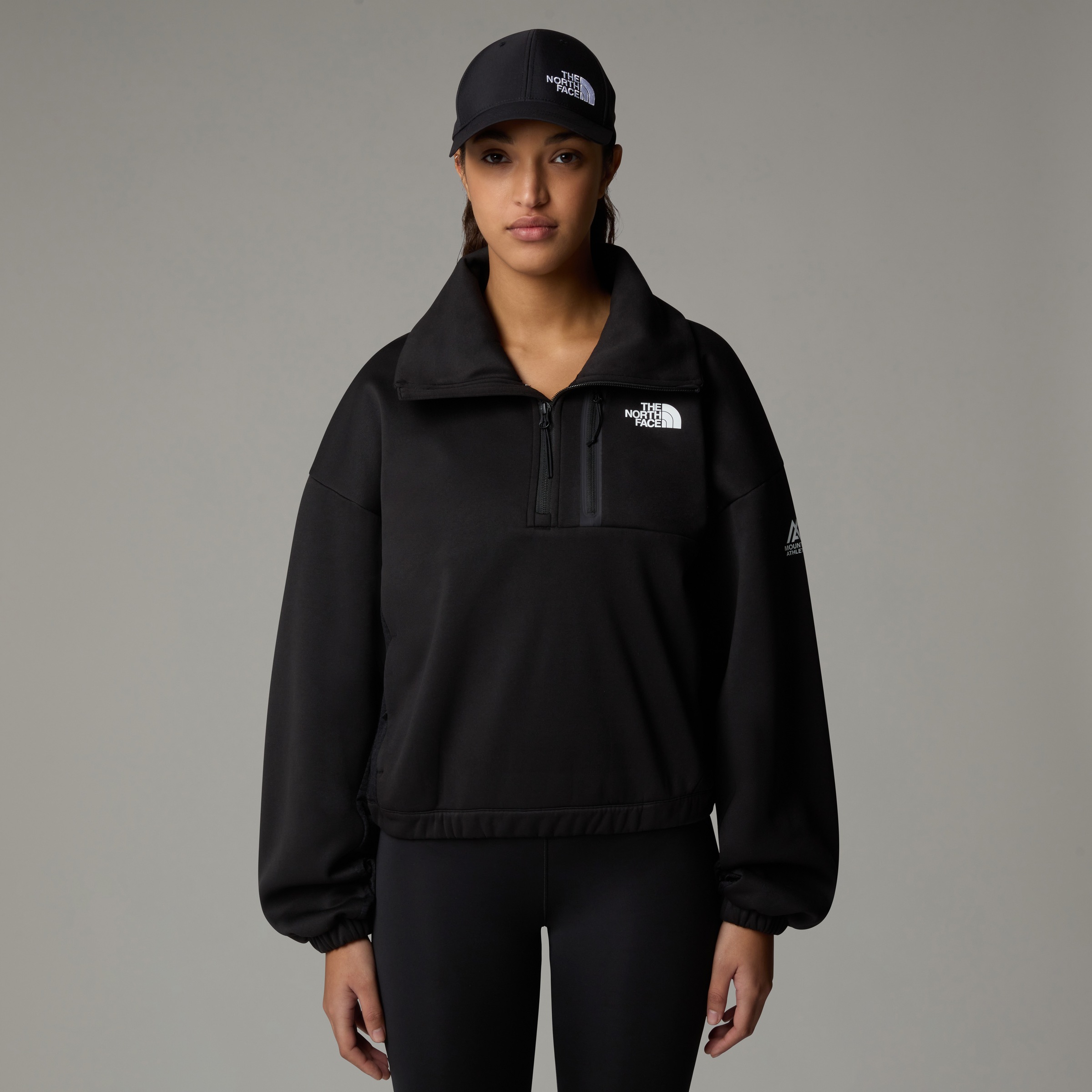 The North Face Fleecejacke "W MA FLEECE INTEREST 1/4 ZIP" ohne Kapuze sport günstig online kaufen