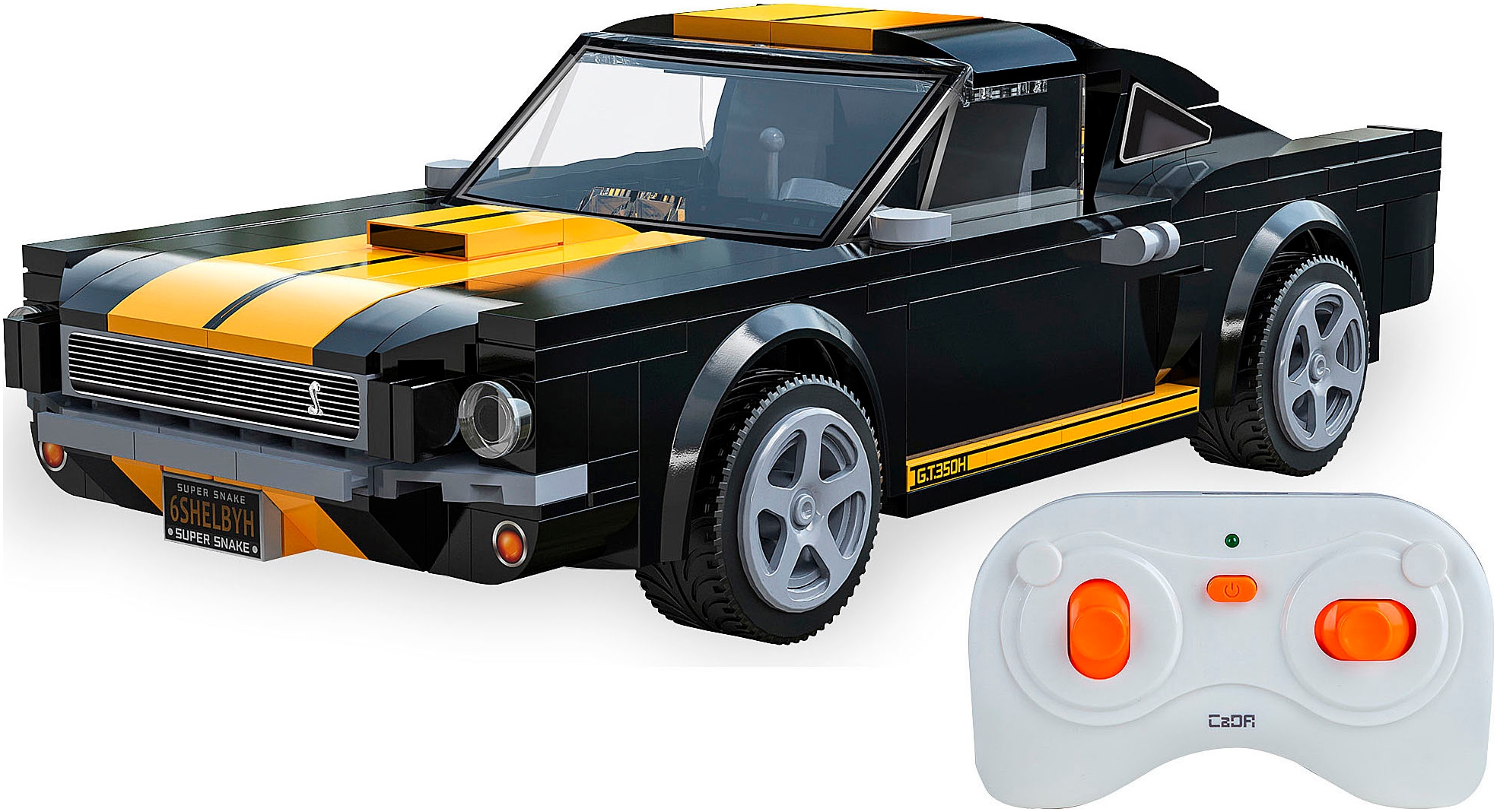 Jamara RC-Auto »CaDA, Bricks Shelby GT350 H schwarz 2,4GHz« Maßstab 1:20