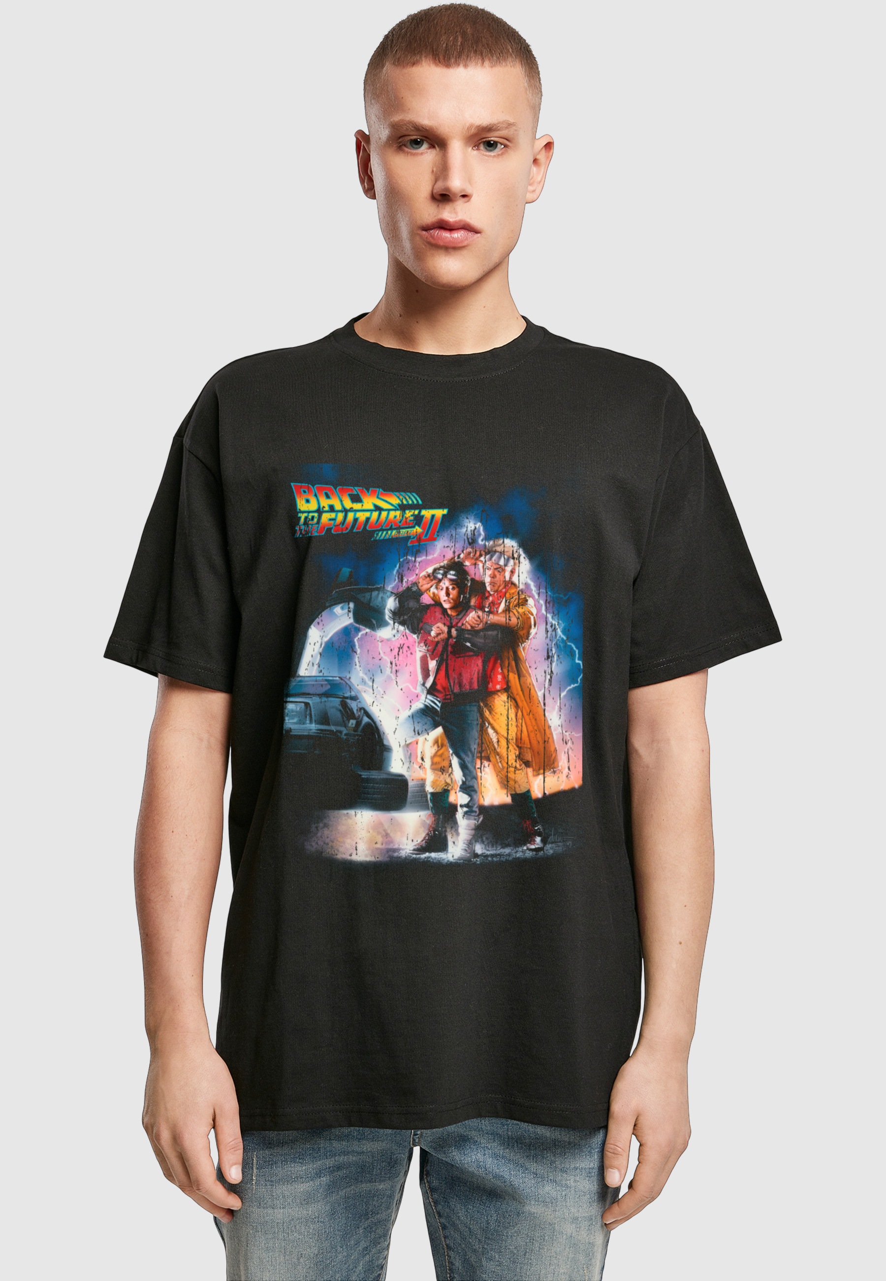Merchcode T-Shirt »Merchcode Back to the Future II Poster Oversize Tee« 1