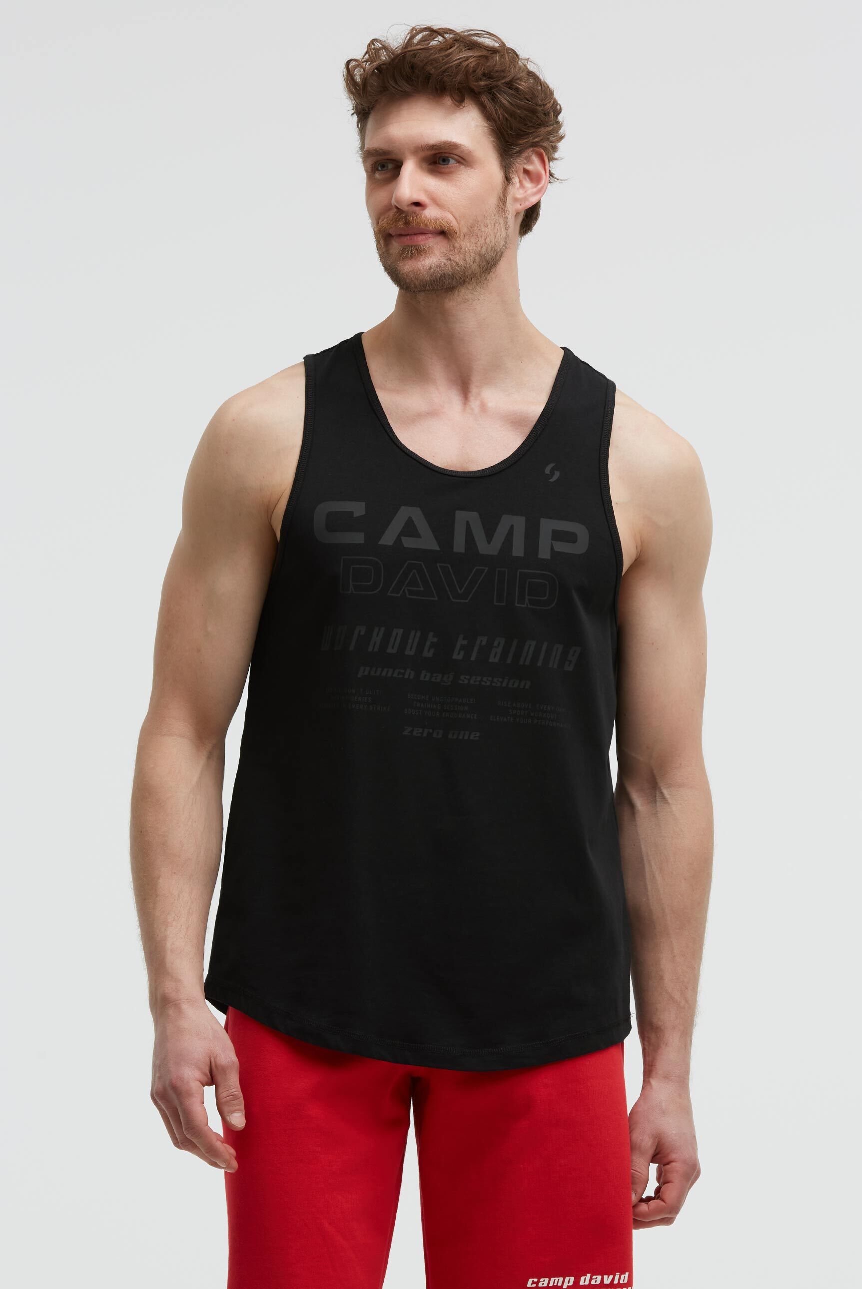 CAMP DAVID Tanktop aus Baumwolle