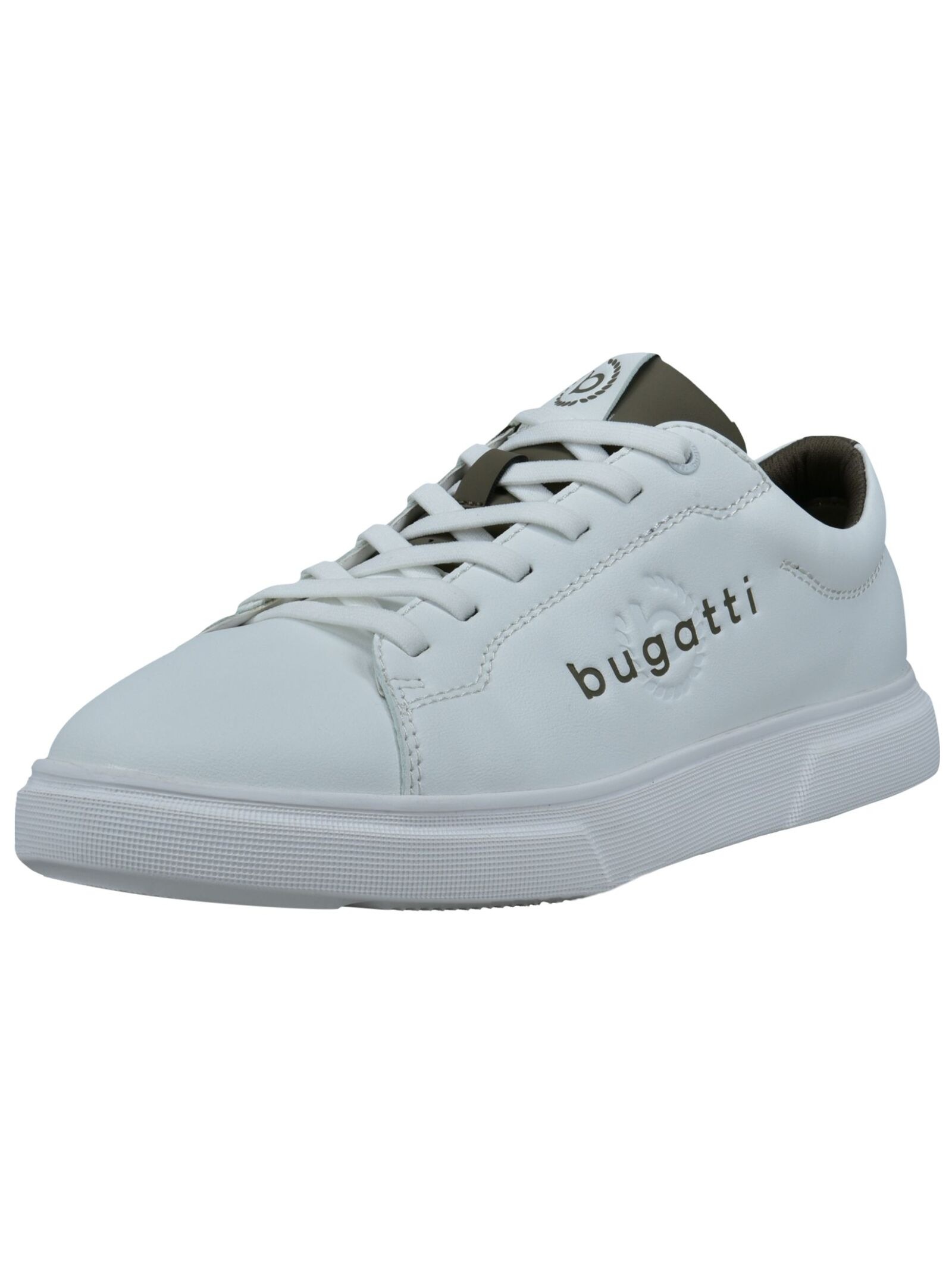 BUGATTI Herren Sneaker "bugatti Sneaker Lederimitat", Gr. 40weiß, Lederimitat, Schuhe