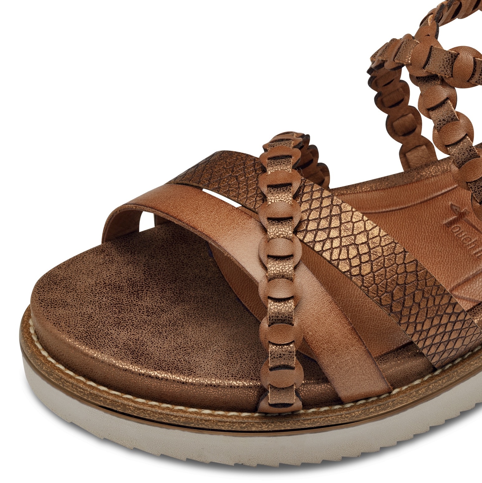Tamaris Keilsandalette, Riemchensandale, Sommerschuh mit verstellbarer Schnalle