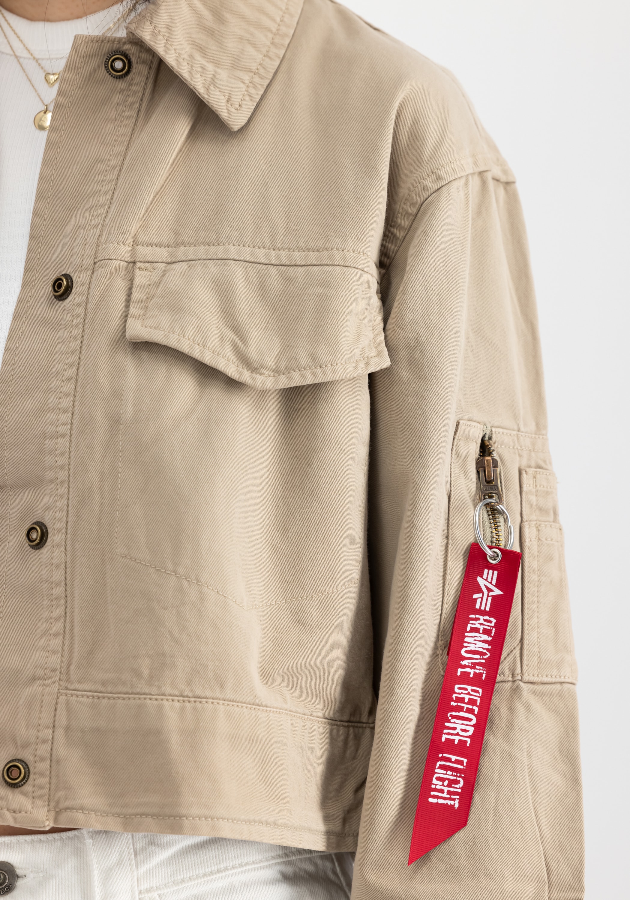 Alpha Industries Bomberjacke »ALPHA INDUSTRIES Women - Bomber Jackets Deck Jacket Cropped Wmn«