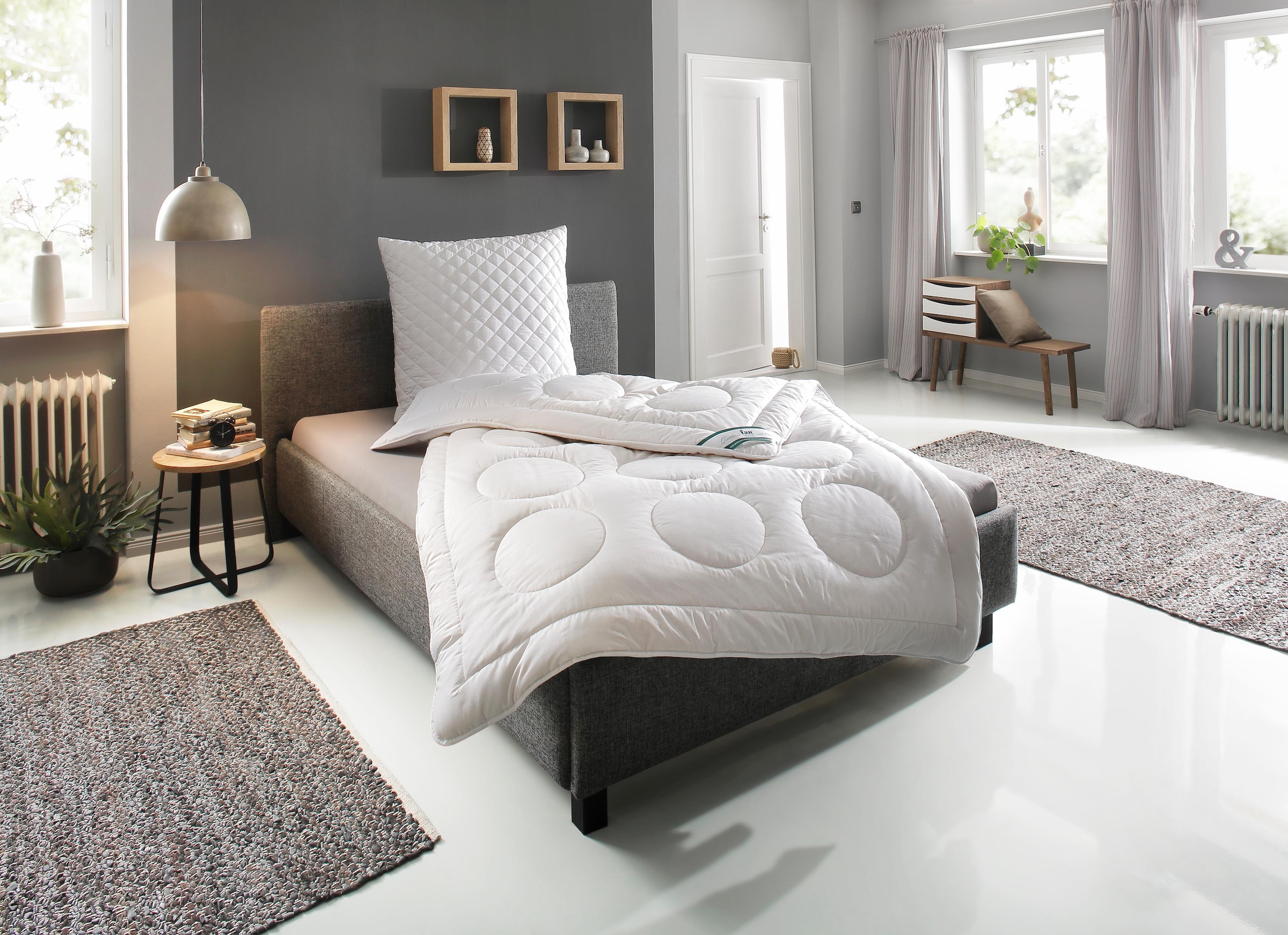 fan Naturfaserbettdecke "Baumwolle" extrawarm Füllung 100% Baumwolle 1 Stk. günstig online kaufen