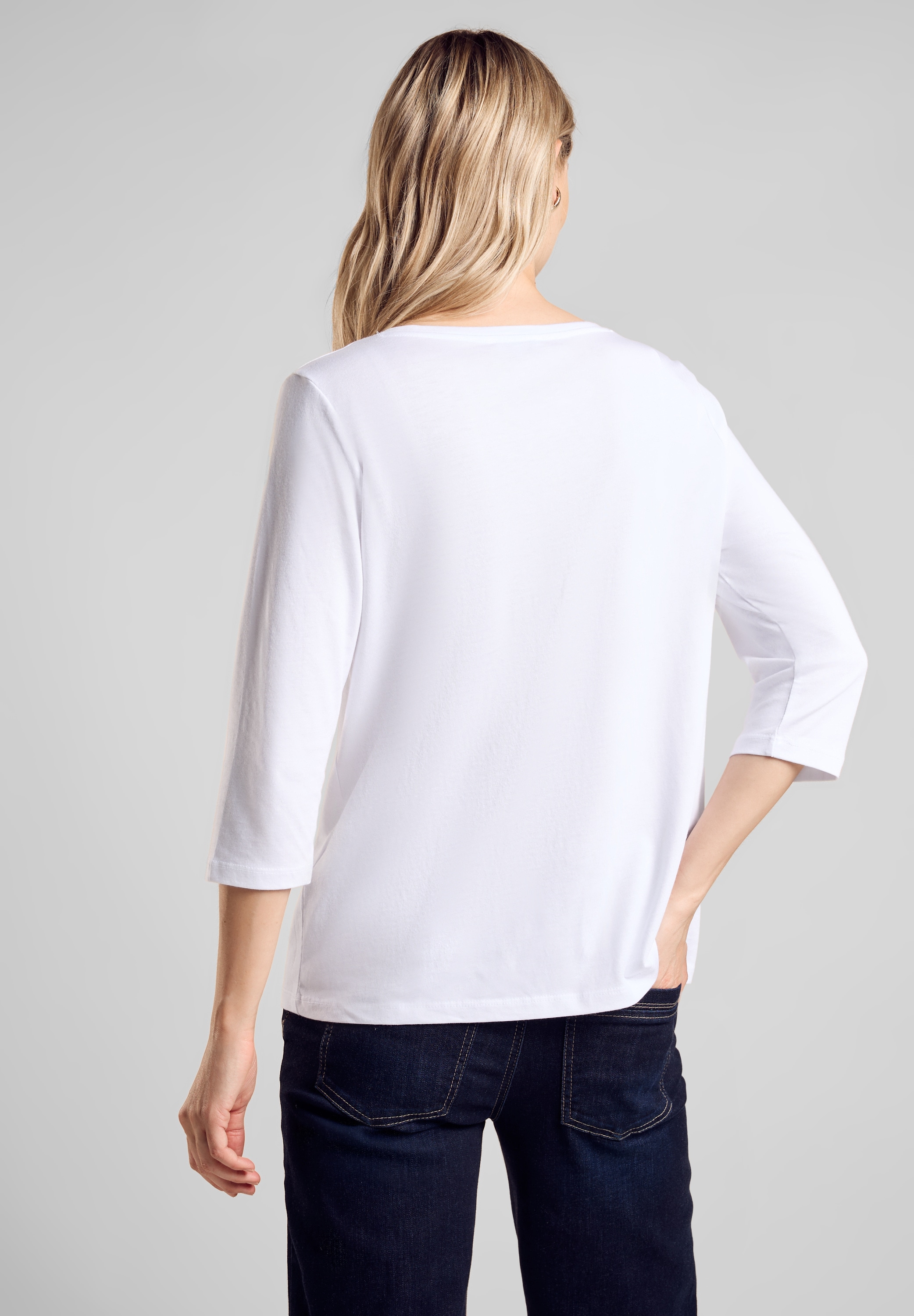 STREET ONE 3/4-Arm-Shirt, im soften Baumwoll-Mix günstig online kaufen