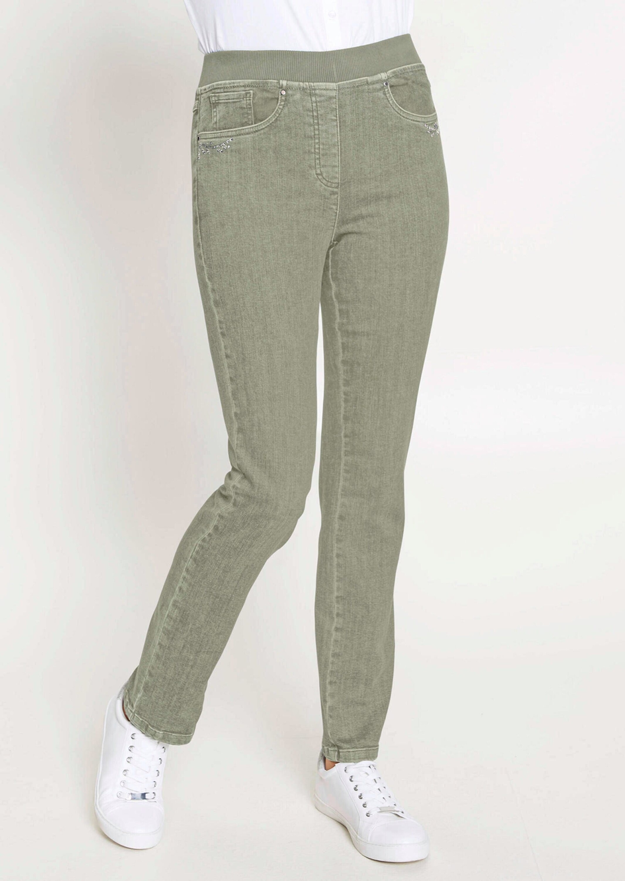 Thumbnail - GOLDNER Regular-fit-Jeans "Jeansschlupfhose Louisa"