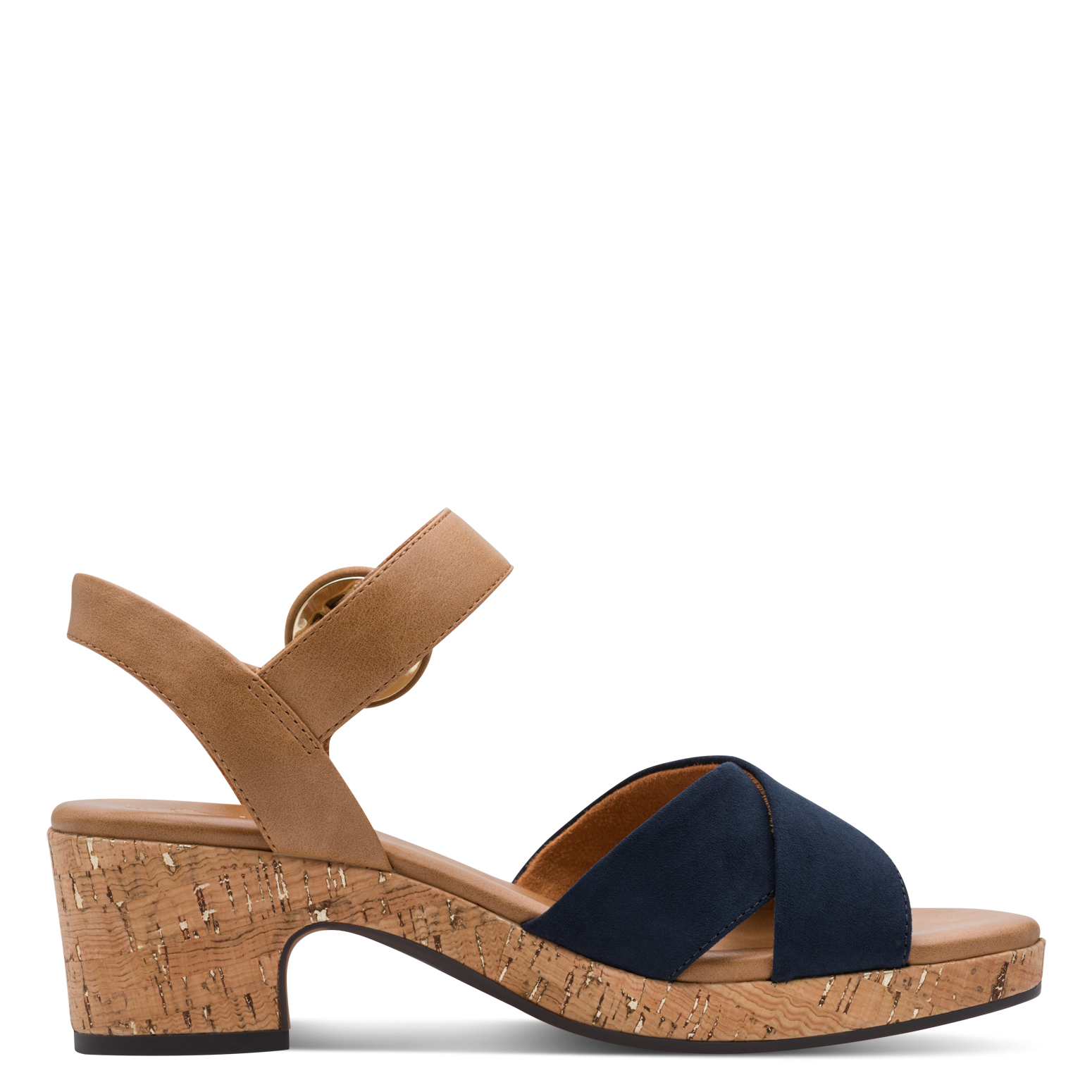MARCO TOZZI Sandalette  , Blockabsatz, Plateau, Sommerschuh, Sandale mit Feel Me-Ausstattung