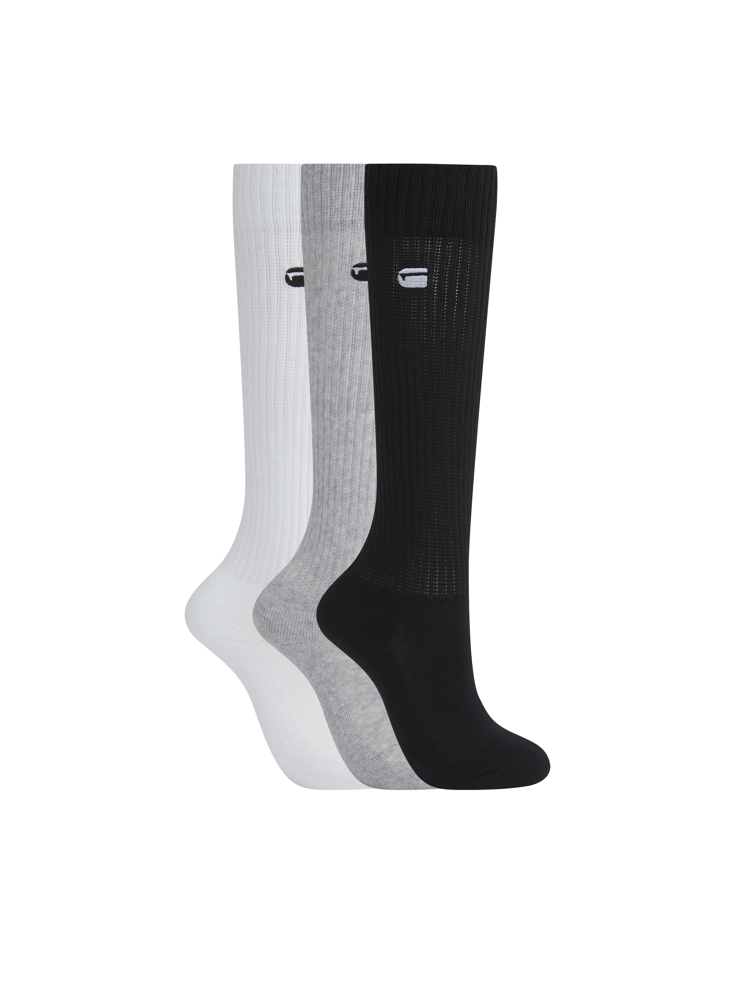 G-STAR Langsocken "MYSTIC, SLOUCHY SOCKS" Packung, 3 Paar tlg. mit Logostic günstig online kaufen