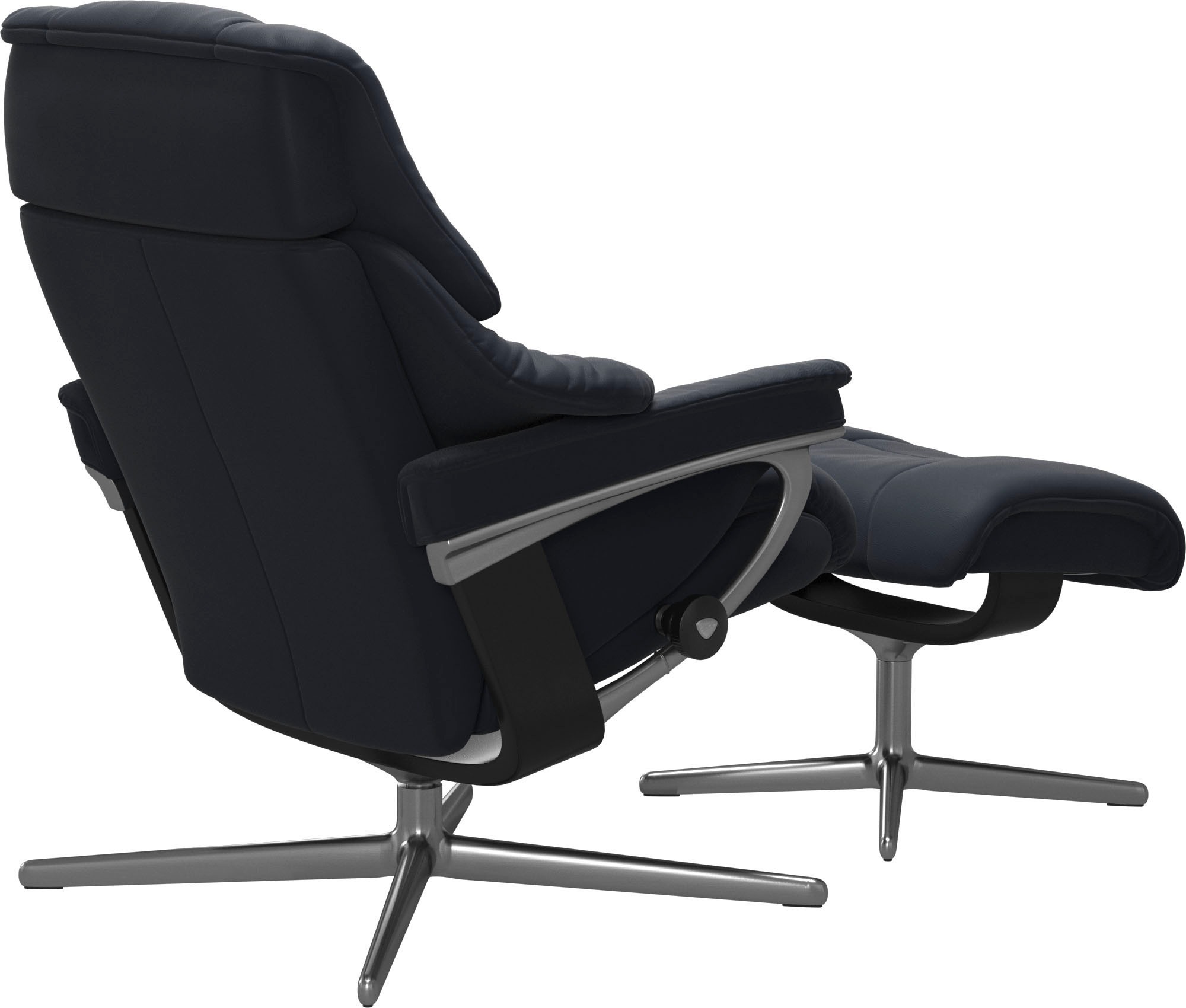 Stressless® Fußhocker »Reno«, mit Cross Base, Größe S, M & L, Holzakzent Schwarz