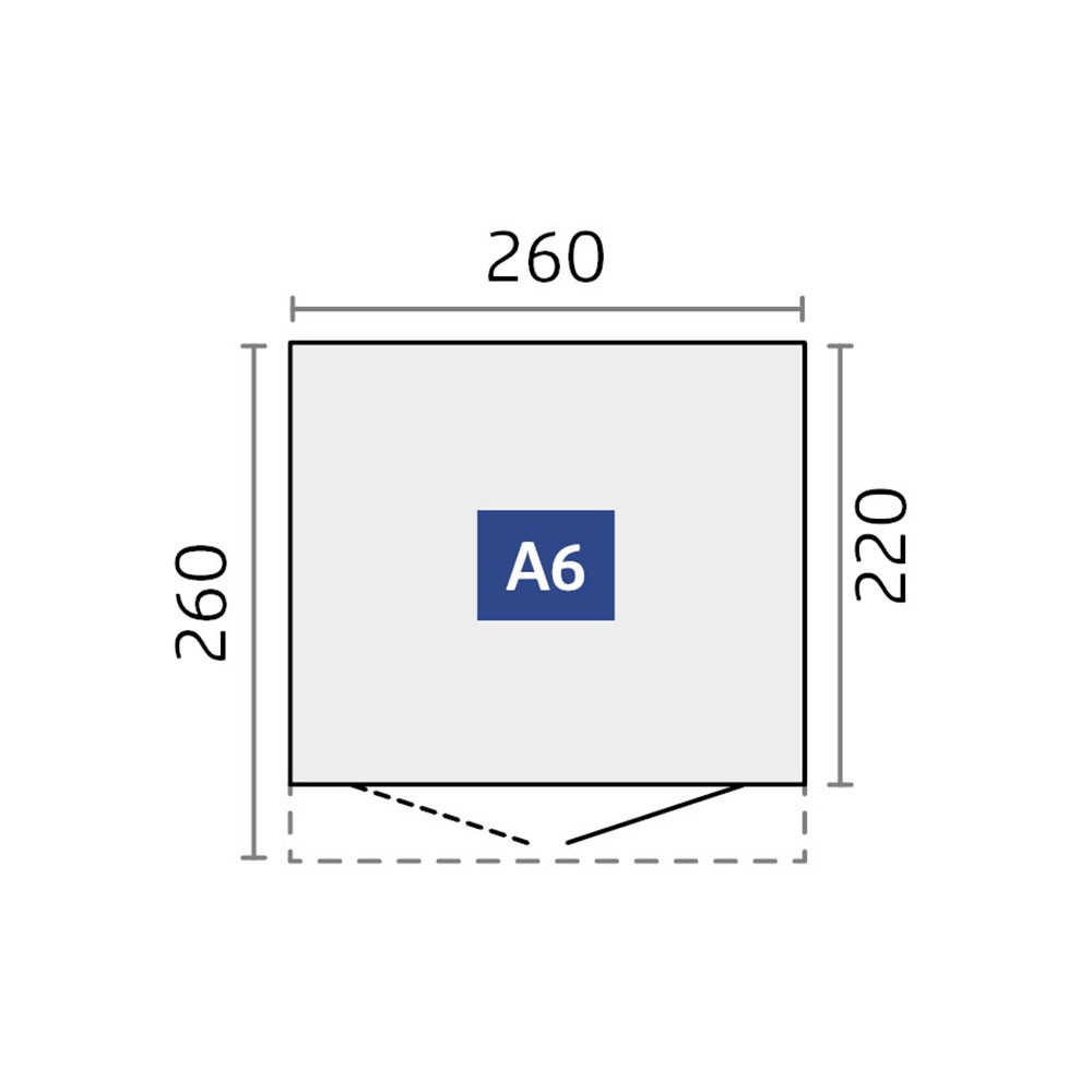 Biohort Gerätehaus »AvantGarde, Gr. A6« verschiedene Farben mit Standardtür