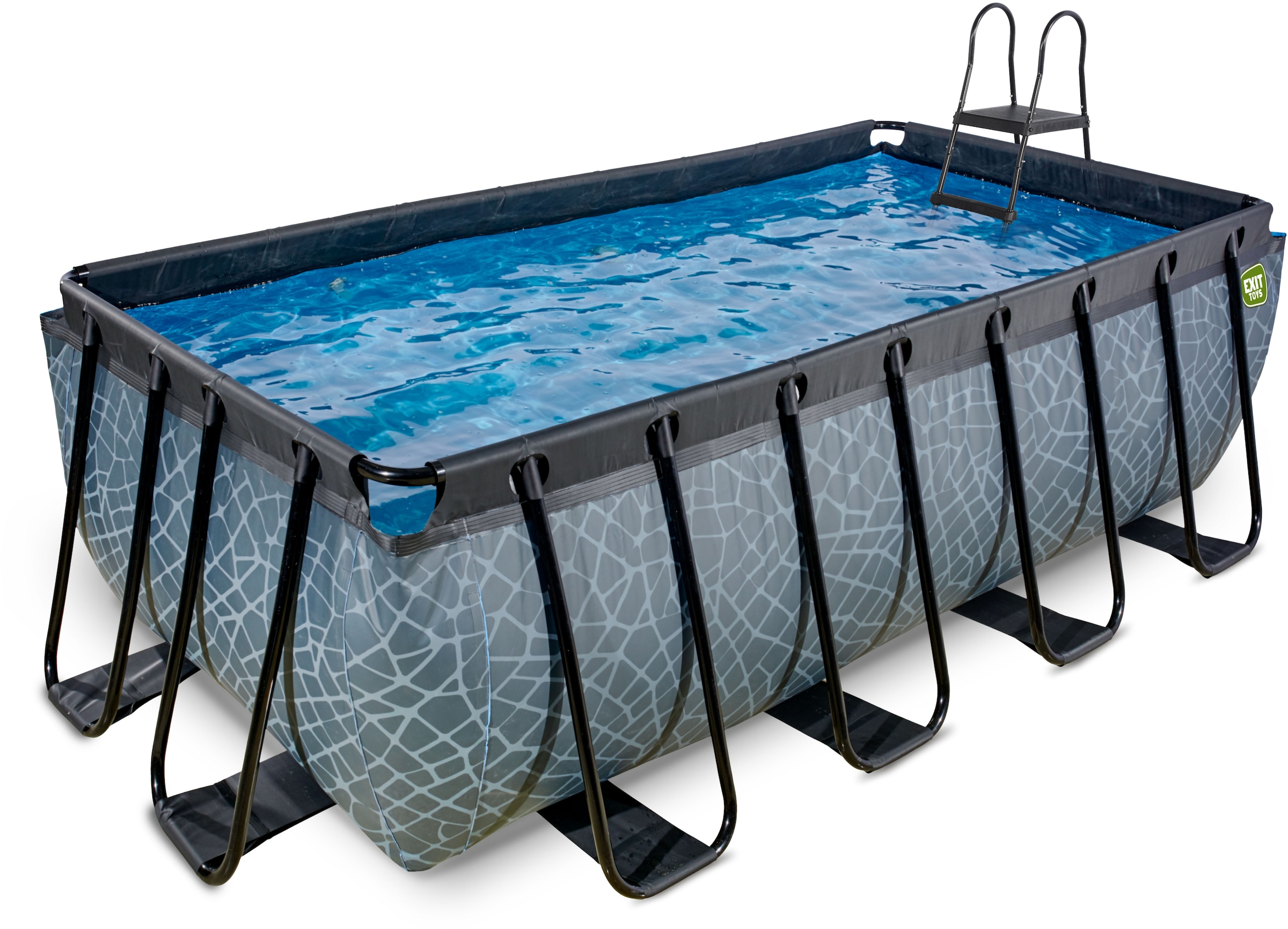 EXIT Framepool, (Set, 3 tlg.), BxLxH: 200x400x122 cm, mit Sandfilteranlage günstig online kaufen