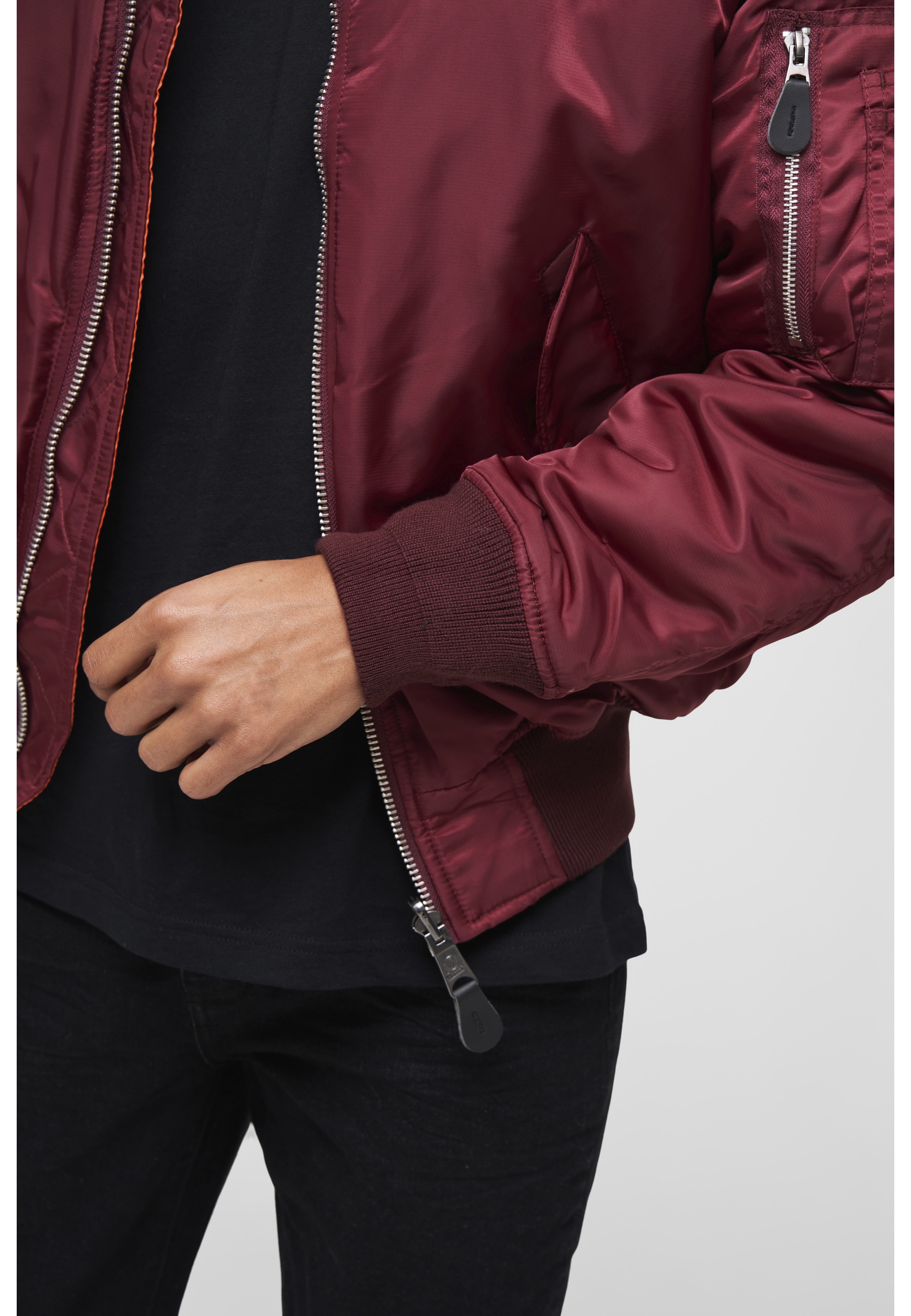 Brandit MA1 Bomberjacke Bordeaux XXL 9