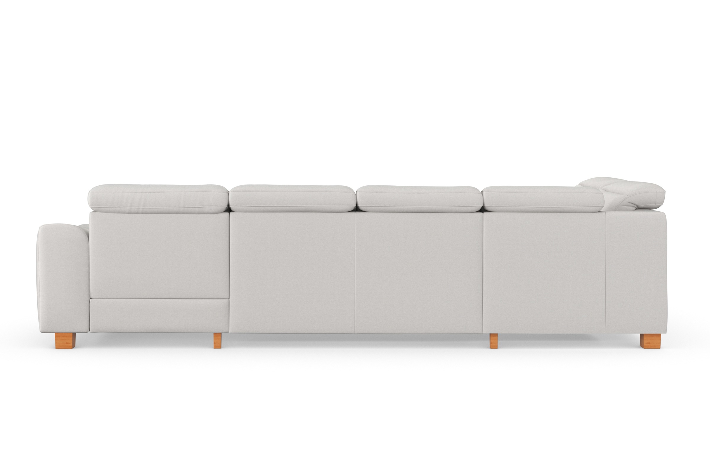 sit&more Wohnlandschaft »Dundee U-Form«, mit Federkern und Massivholzfüßen, wahlweise mit Kopfteilverstellung