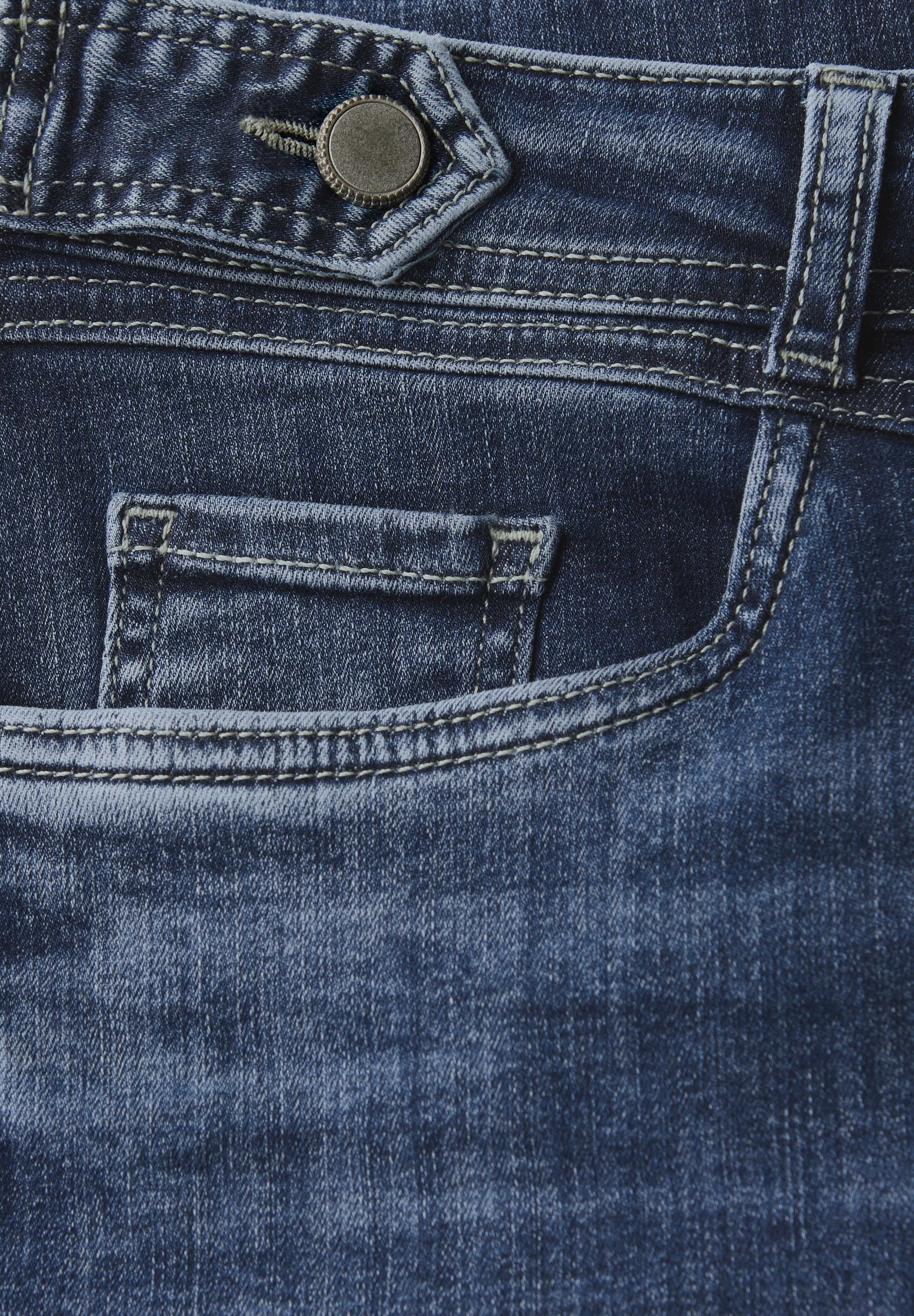 STREET ONE Loose-fit-Jeans, Middle Waist
