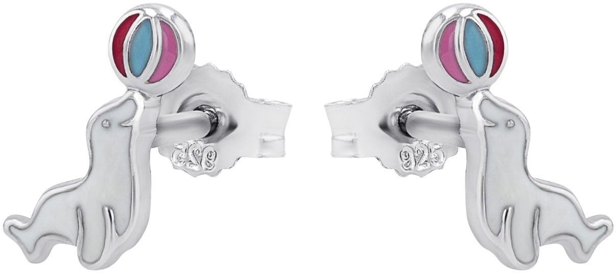 Amor Paar Ohrstecker »Robbe-Design, 2027036«, Made in Germany - mit Emaille