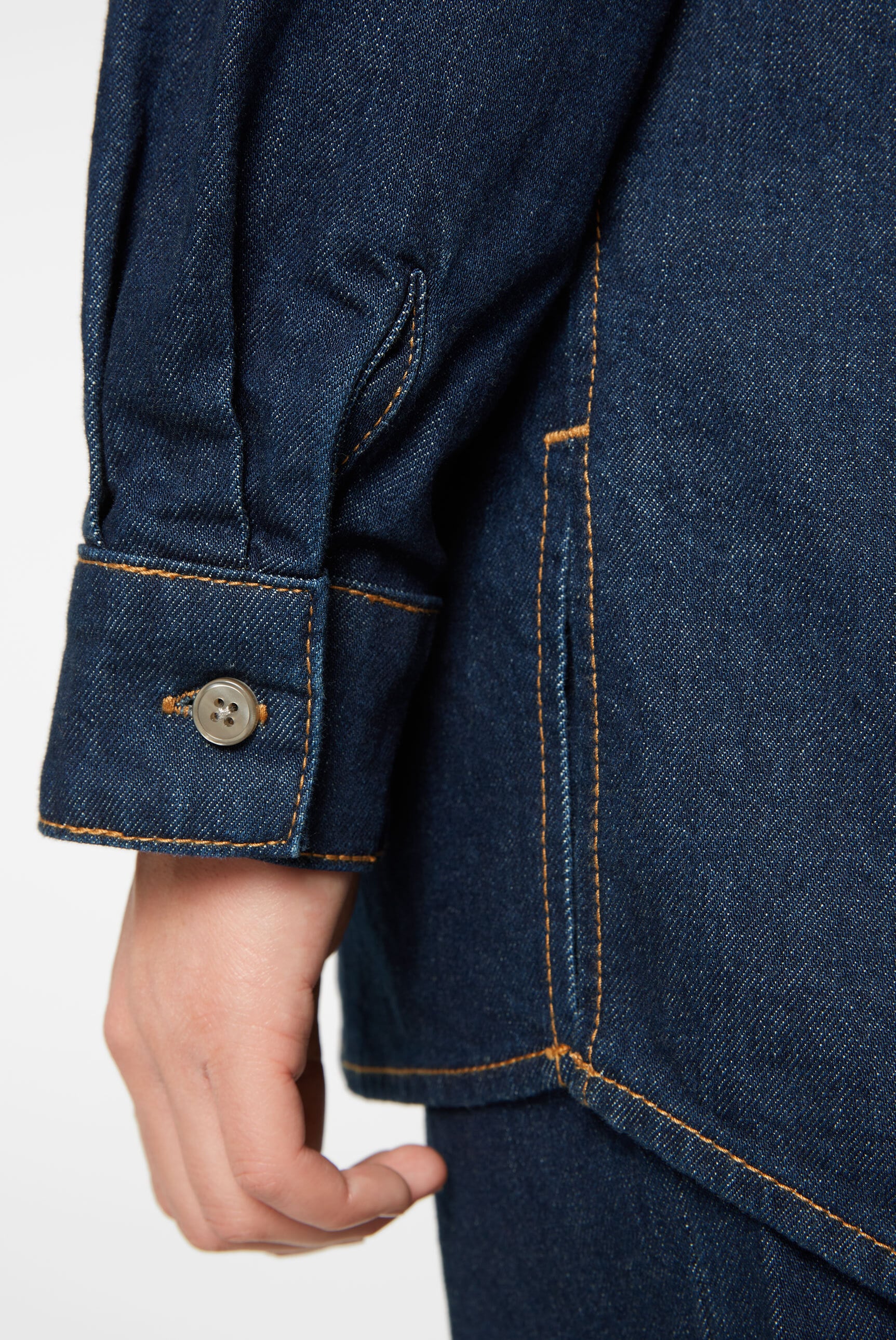 SENSES.THE LABEL Jeansbluse, mit Brusttasche