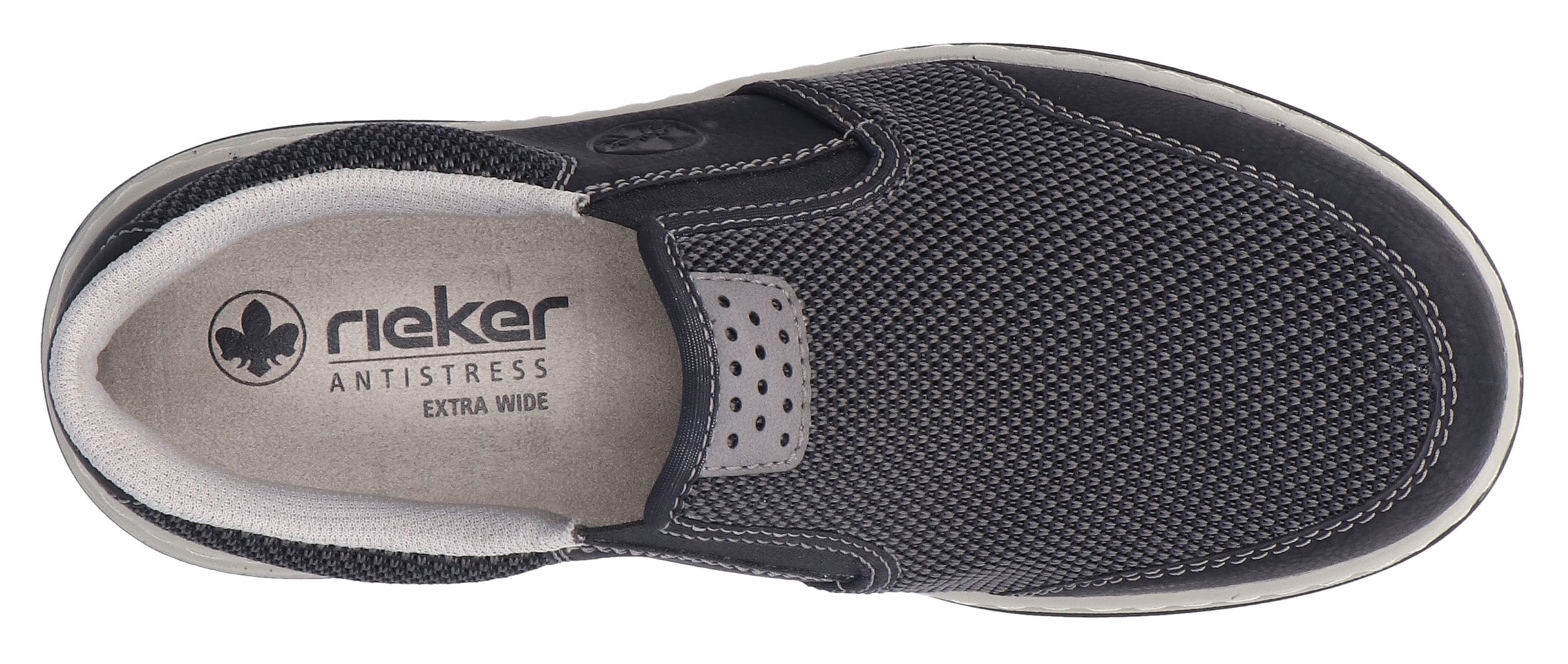 Rieker Slipper, Slip-on Sneaker, Schlupfschuh, Halbschuh, Freizeitschuh mit Stretch