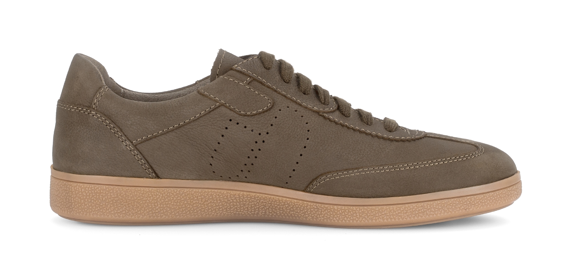 Pius Gabor Sneaker, Freizeitschuh, Halbschuh, Schnürer mit Lochmuster, Weite G (=weit)