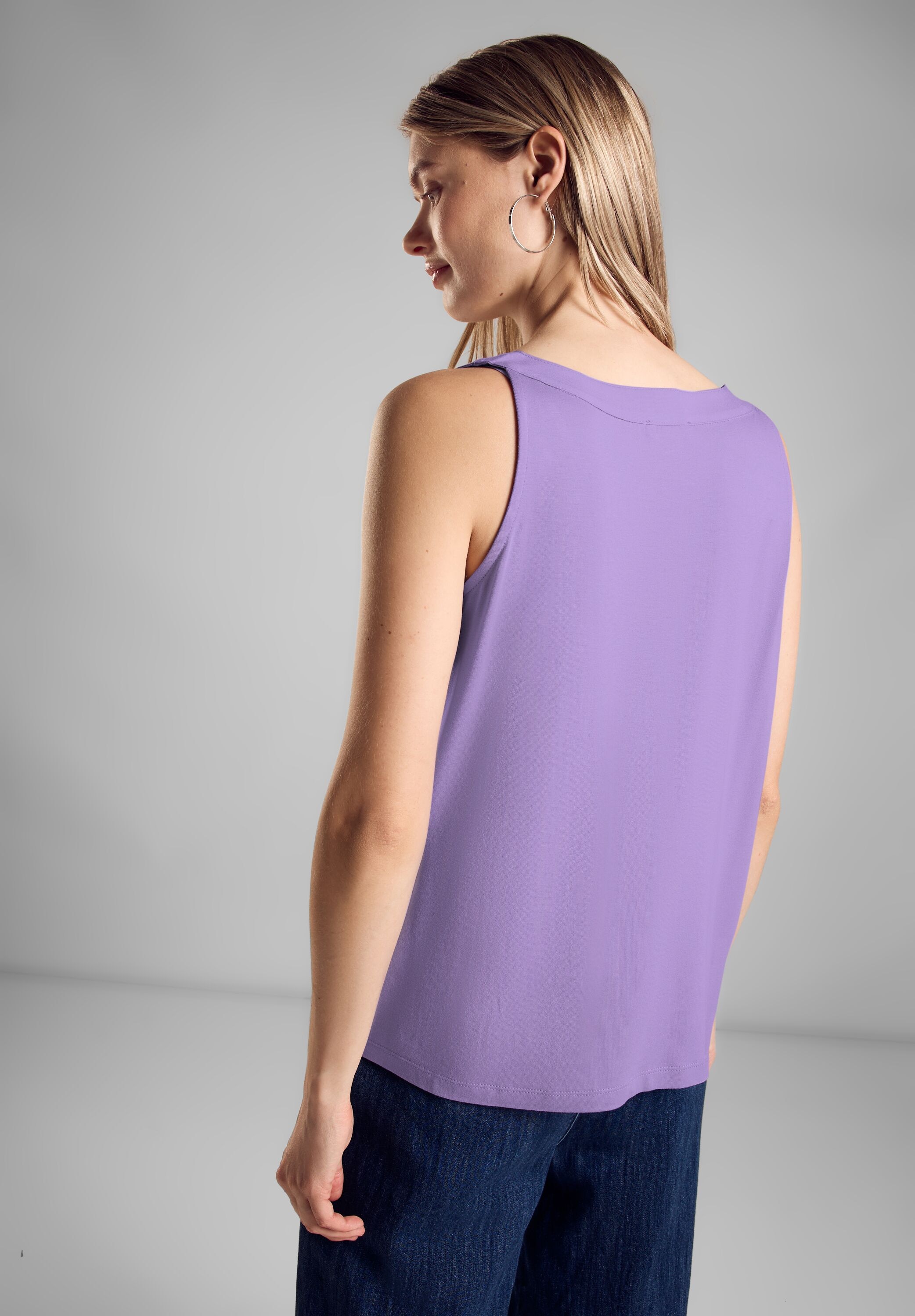 STREET ONE Tanktop, mit Rundhalsausschnitt