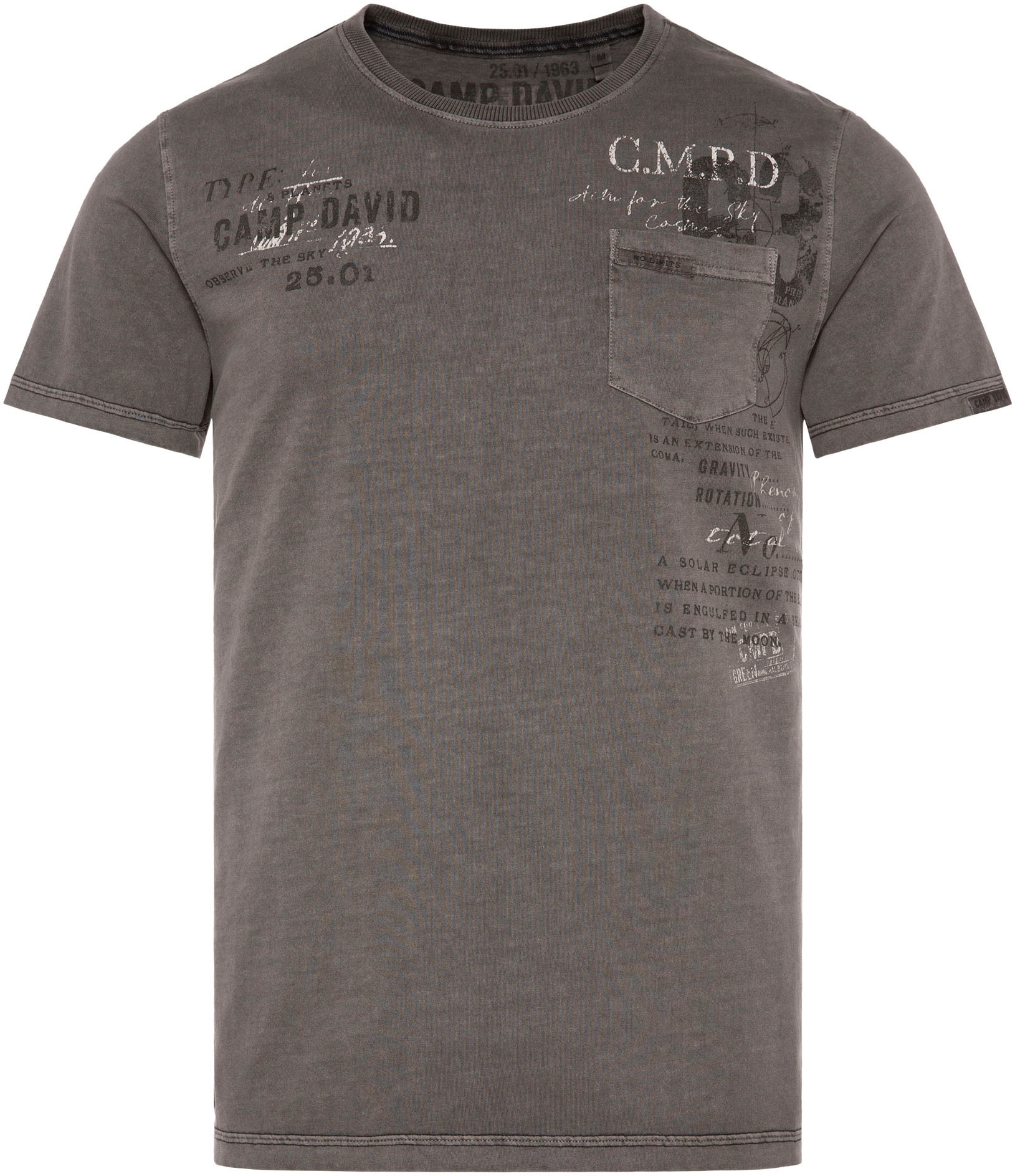 CAMP DAVID T-Shirt, mit BAUR Kontrastnähten ▷ | bestellen
