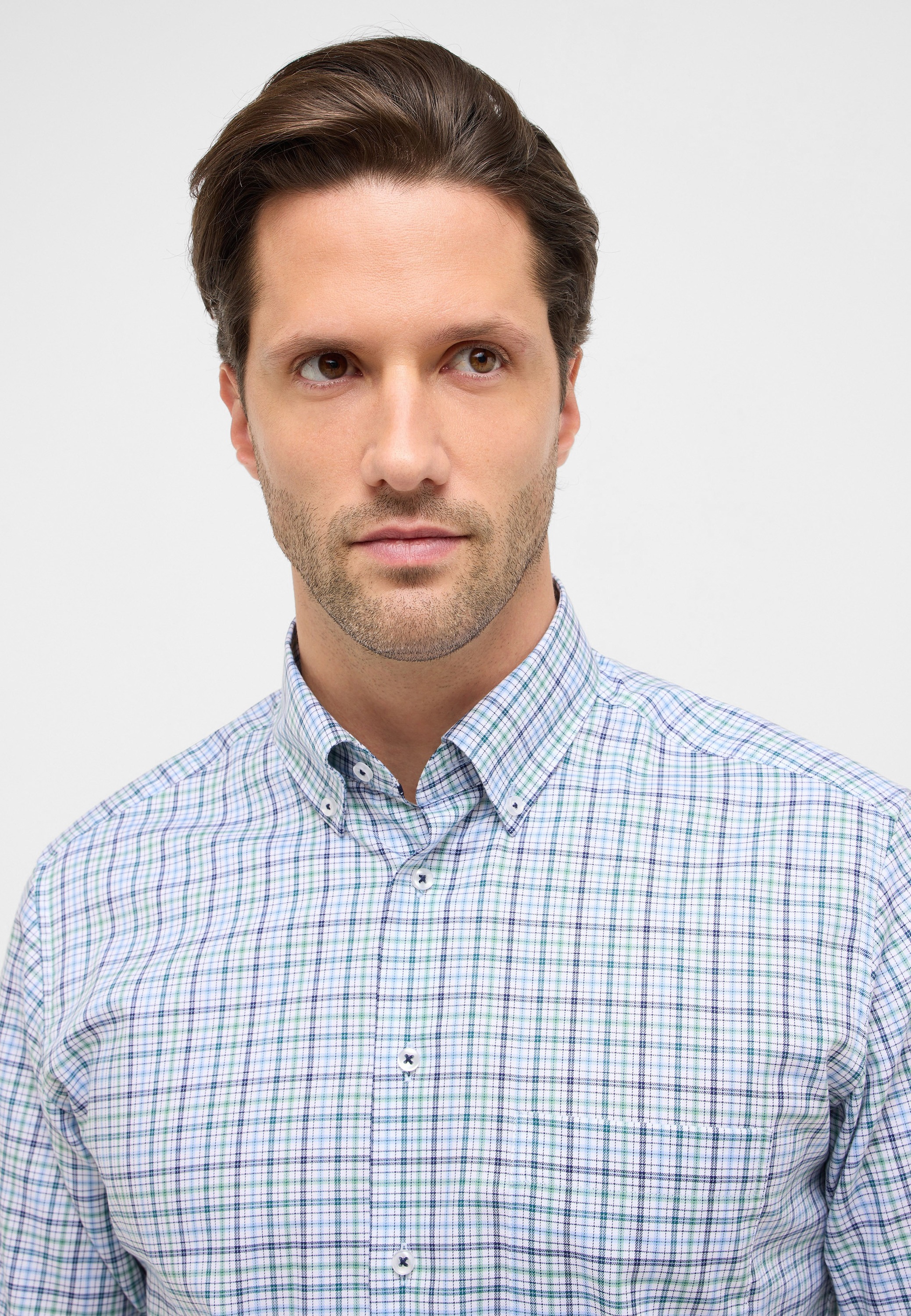 Thumbnail - Eterna Langarmhemd "MODERN FIT" NON IRON (bügelfrei)