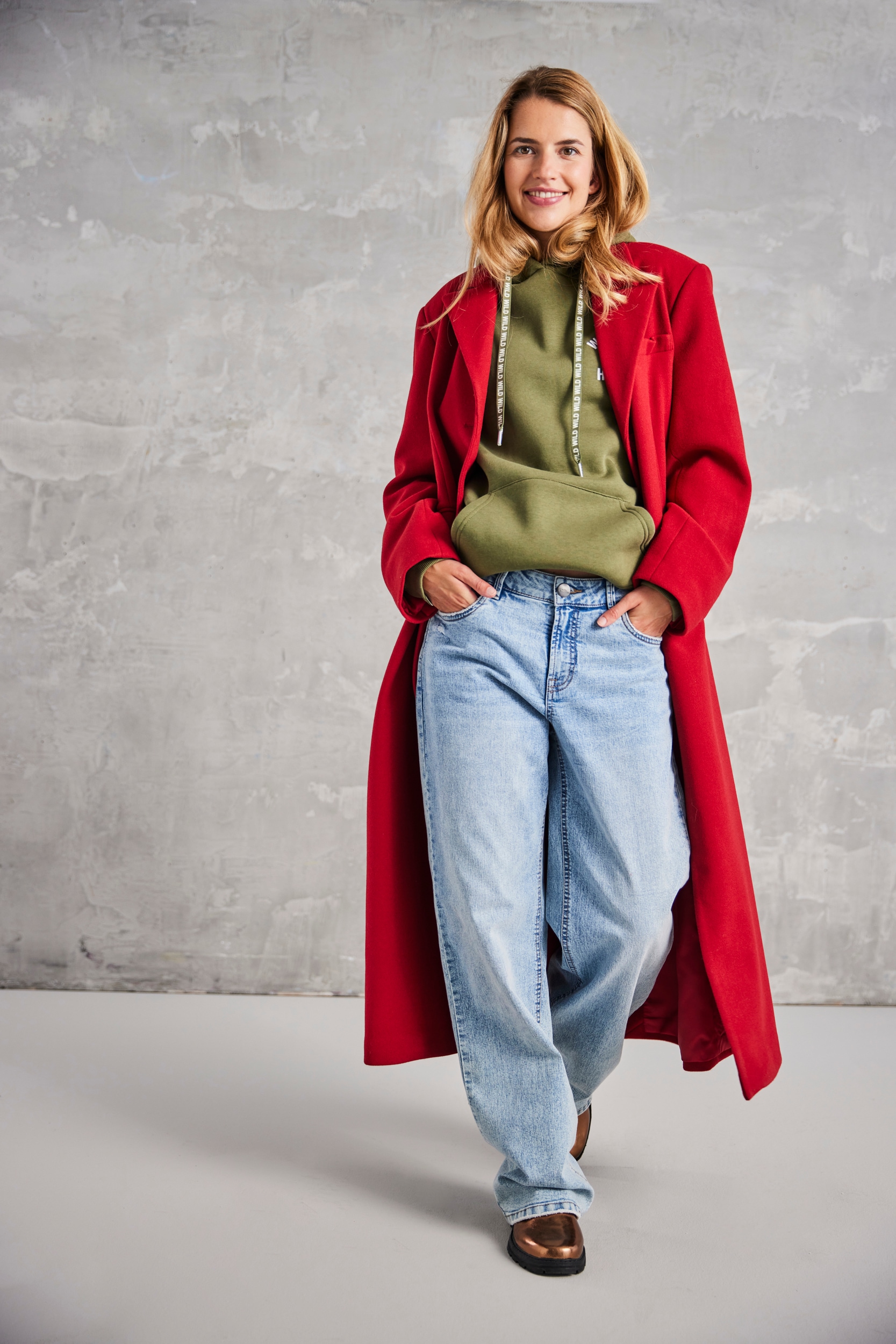 ONLY Langmantel »ONLNANCY LIFE LONG FITTED COAT CC OTW«