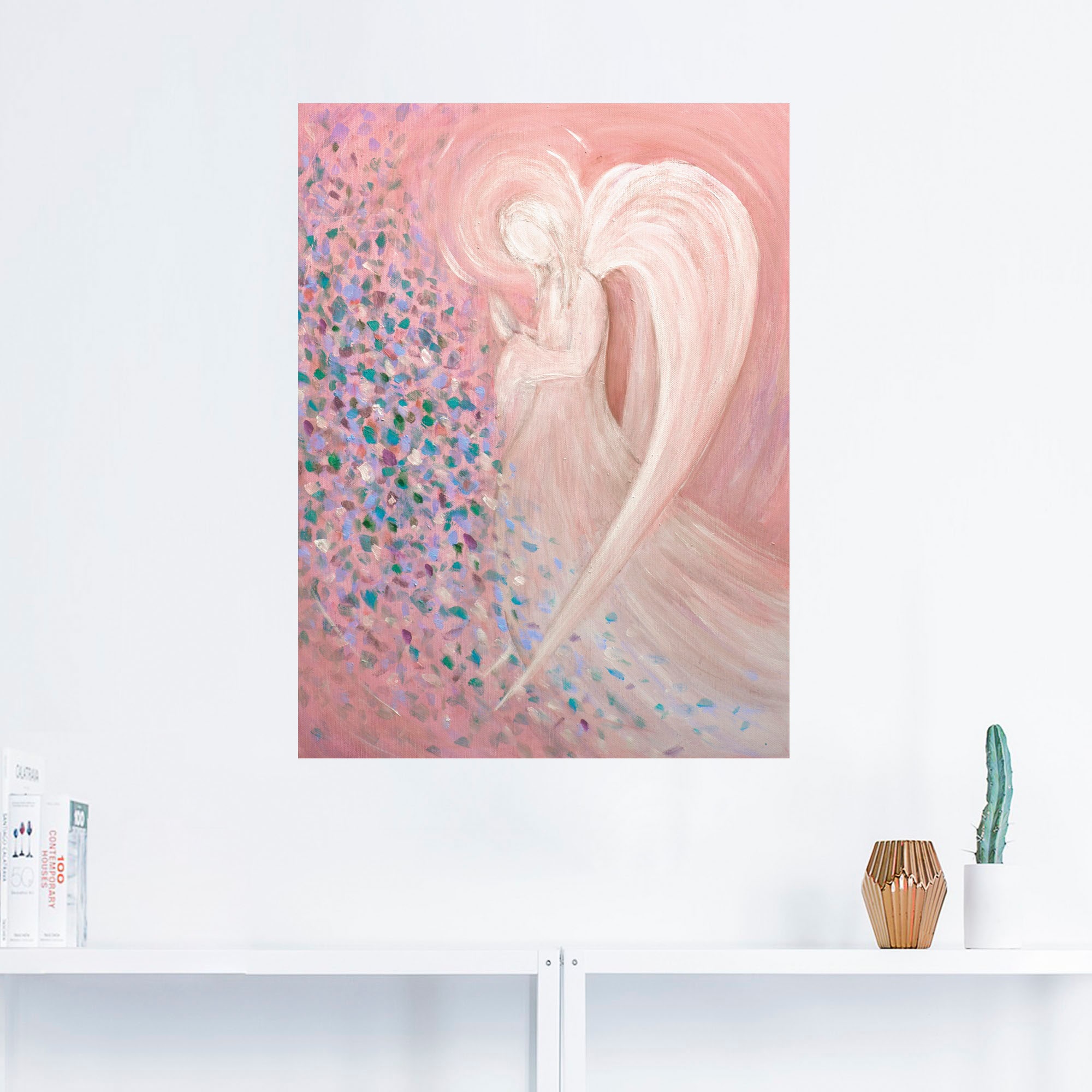 Artland Wandbild »Engelbild - pastell«, Religion, (1 St.), als Alubild, Outdoorbild, Leinwandbild, Poster, Wandaufkleber