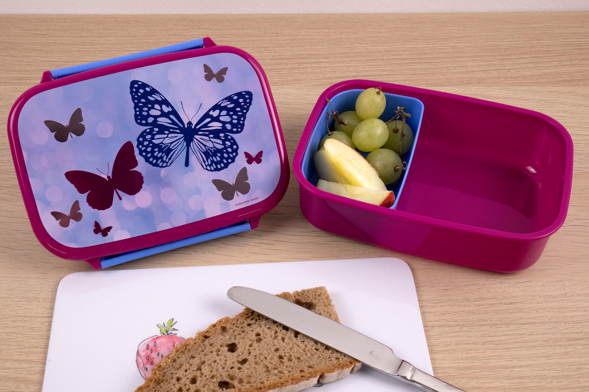 Scooli Lunchbox »Fly & Sparkle«, (Set, 2 tlg.), Brotzeitdose & Trinkflasche