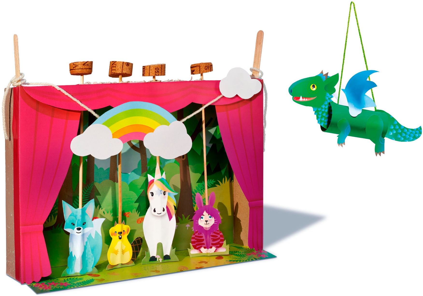 Ravensburger Kreativset »EcoCreate, Theater: Magischer Wald«, Made in Europe