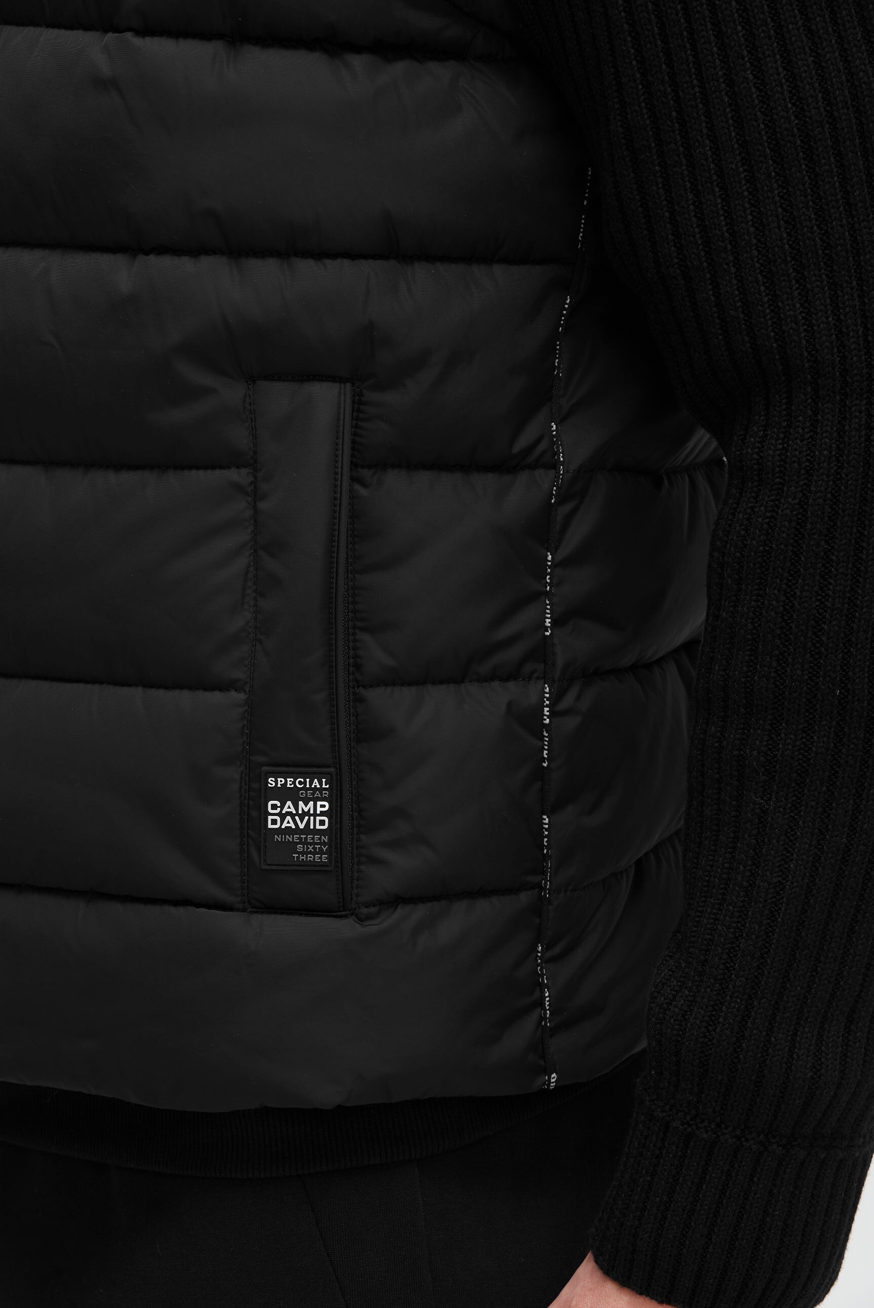CAMP DAVID Outdoorjacke, mit Kapuze, mit Brusttaschen