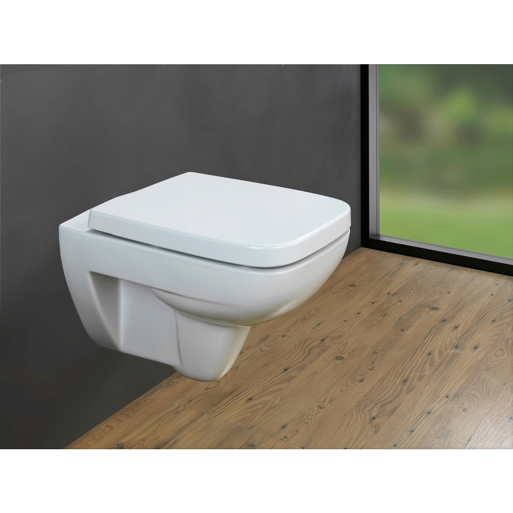 WENKO WC-Sitz »Exclusive Nr. 8«, (1 St.), aus Duroplast, mit Absenkautomatik