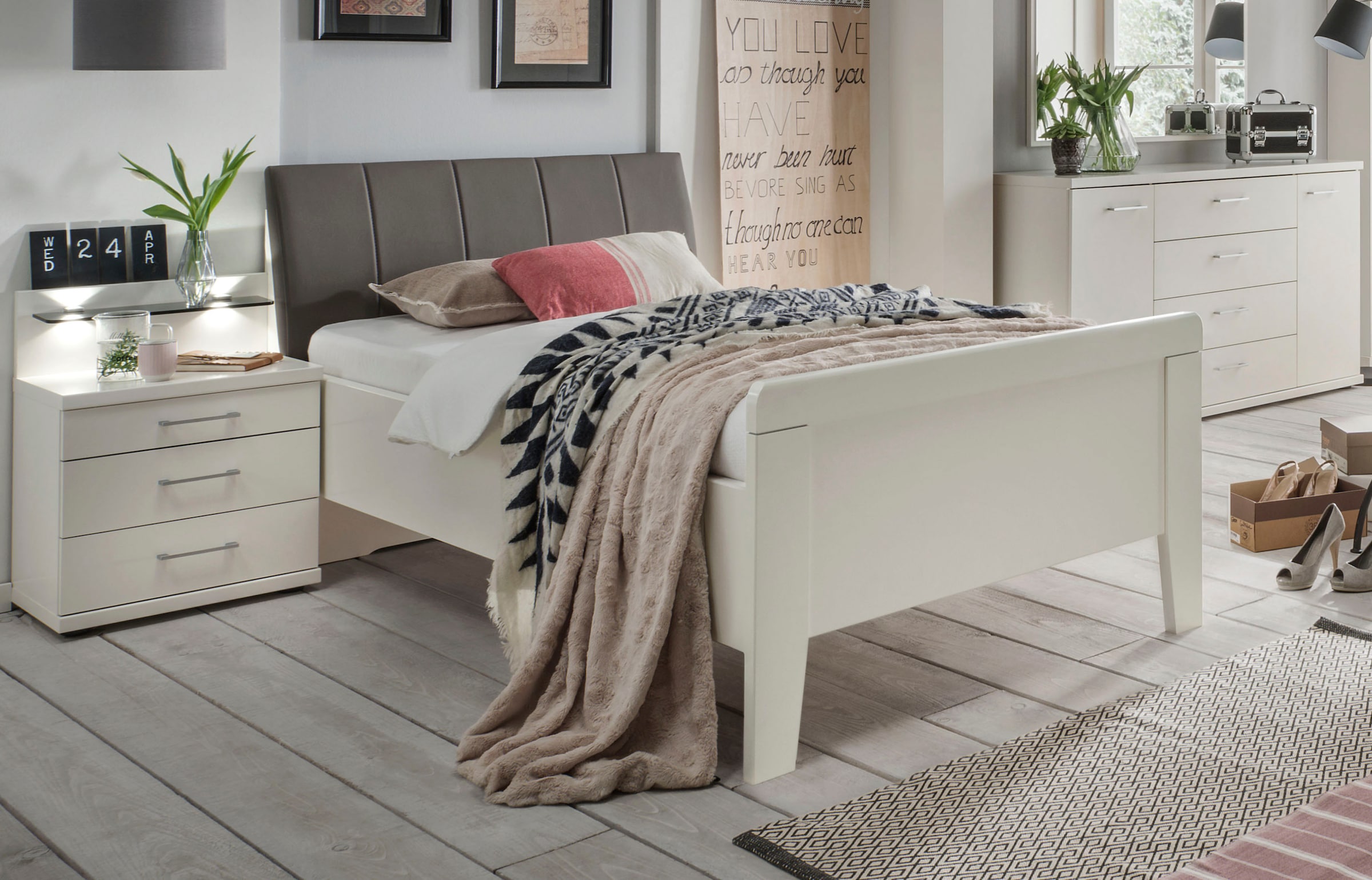 WIEMANN Polsterbett "Bern" 4-fach Liegehöhenverstellung günstig online kaufen