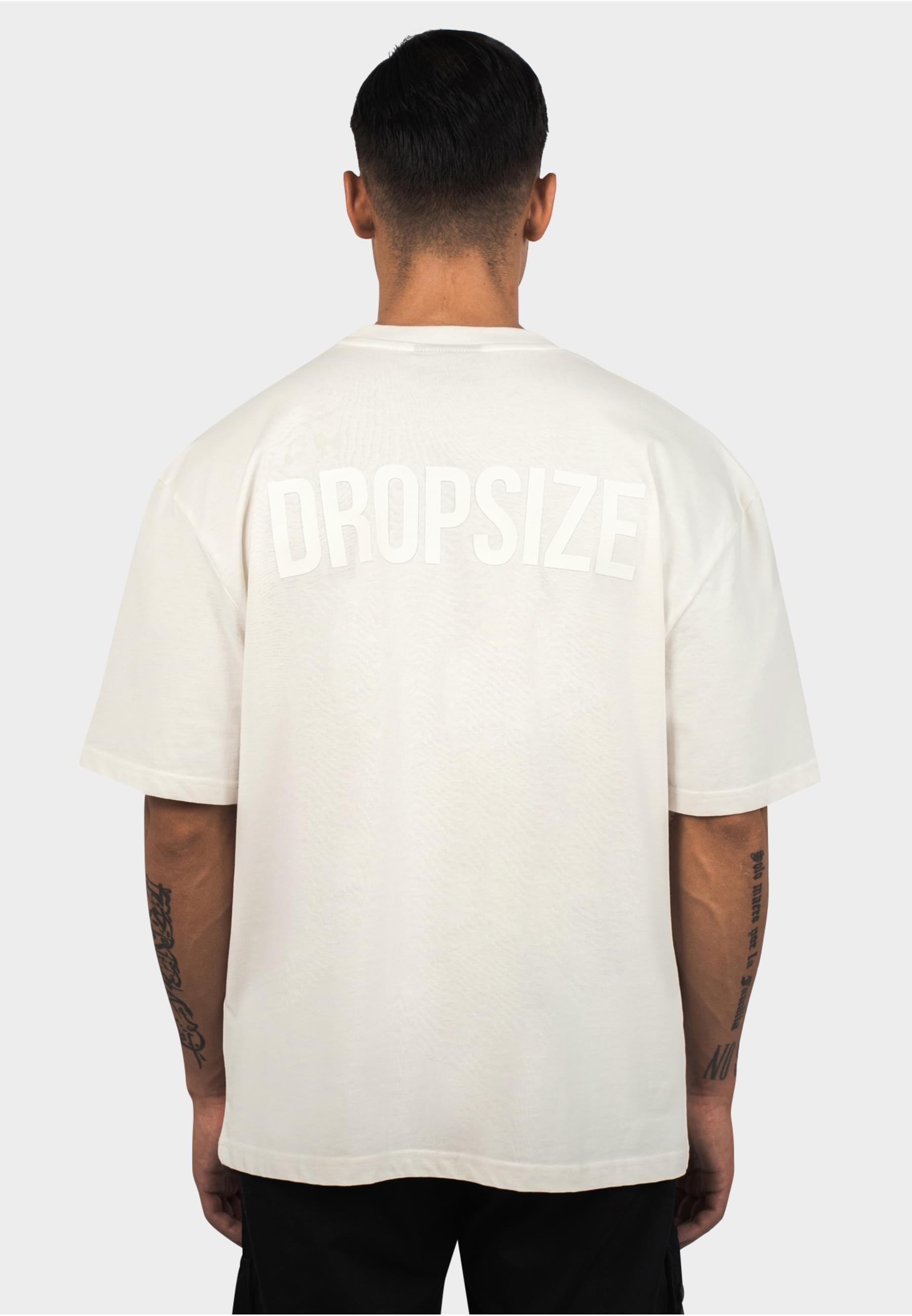 Dropsize T-Shirt »Dropsize Herren Heavy Overisze HD Print T-Shirt«, (1 tlg.)