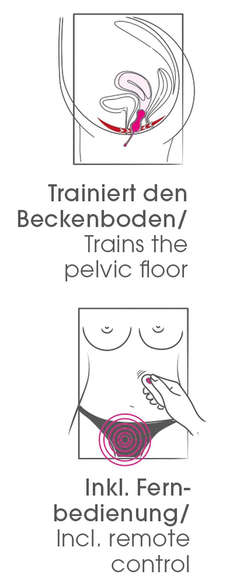 Sweet Smile Liebeskugeln »vibrierende Liebeskugel RC Love Balls«