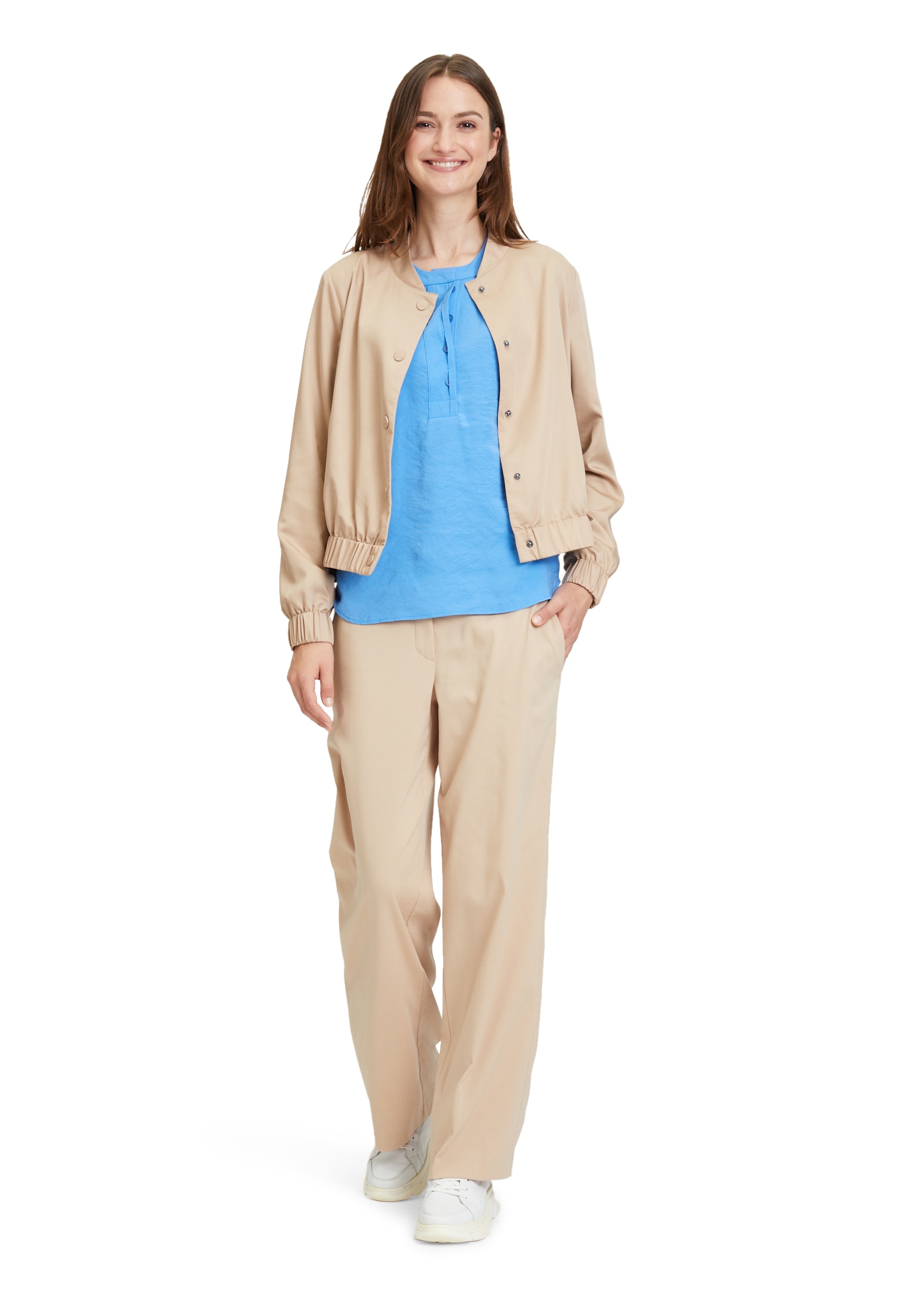 Betty&Co Anzughose »Betty & Co Anzughose mit weitem Bein«, Material