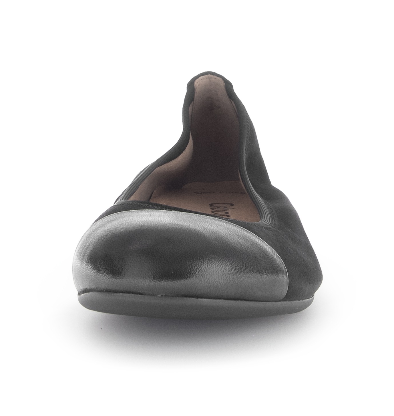Ballerina GABOR "Eleganter Ballerina", Damen, Gr. 38,5, schwarz, Schuhe Ballerina 3